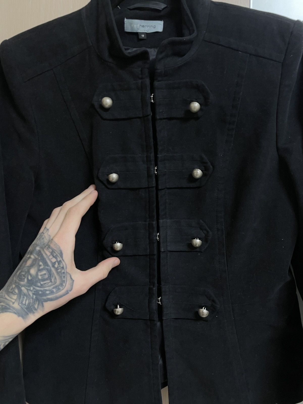 Hysteric Glamour 00s Napoleon Military Jacket Coat PPFM LGB Balmain Vibe Size M / US 6-8 / IT 42-44 - 7 Thumbnail