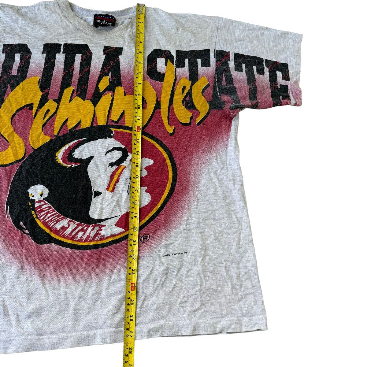 NBA × Vintage 90s Magic Johnson Vintage Florida State University AOP Tee Size US L / EU 52-54 / 3 - 10 Thumbnail