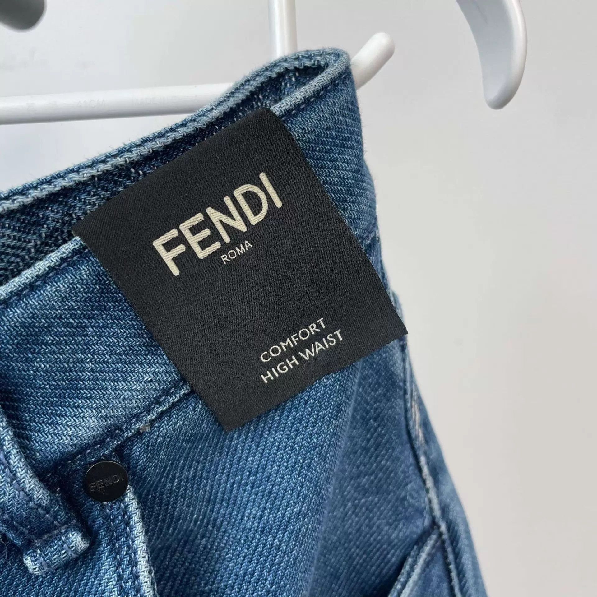 Fendi FENDI Blue Denim Jeans 31 Size 31" - 3 Thumbnail