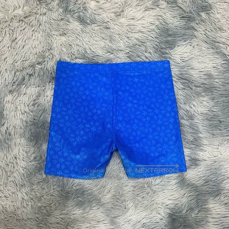 Chrome Hearts CHROME HEARTS Size L Blue printed dark cross shorts cycling Size US 32 / EU 48 - 2 Thumbnail