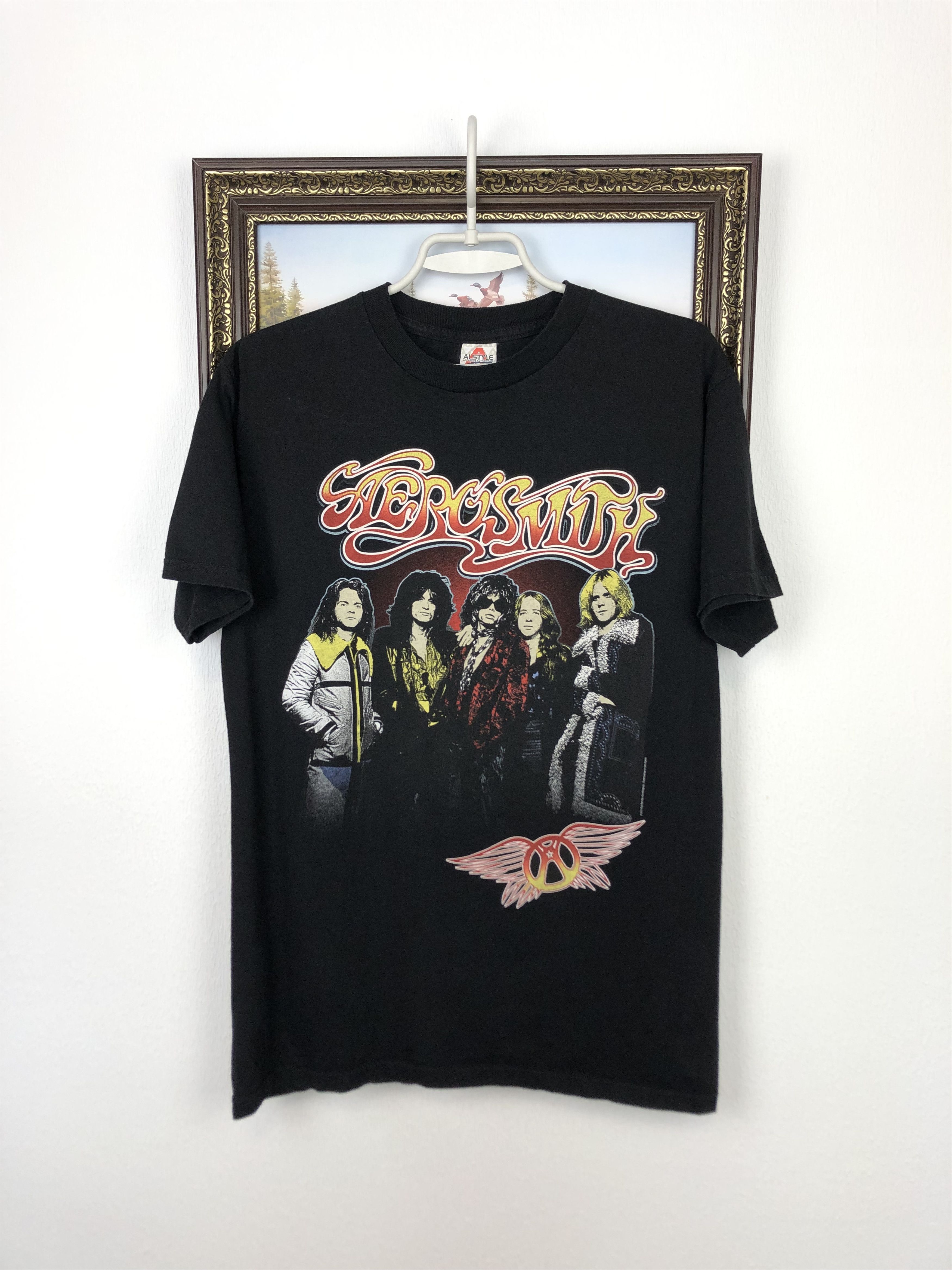 Alstyle Aerosmith Interconnect Rocks Black Shirt Over Print Tee Size US M / EU 48-50 / 2 - 1 Thumbnail