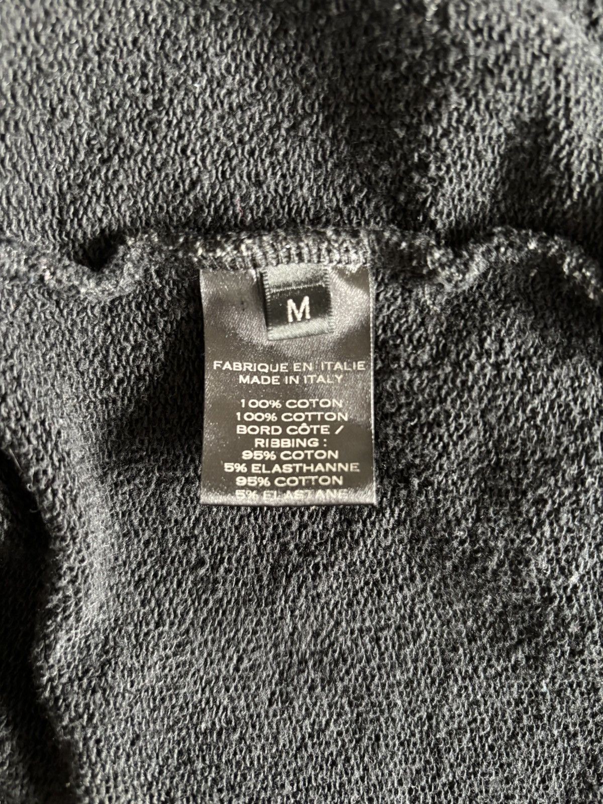 Balmain Balmain Black Cotton Jersey Sidezip Hoodie Size Medium Size US M / EU 48-50 / 2 - 5 Thumbnail