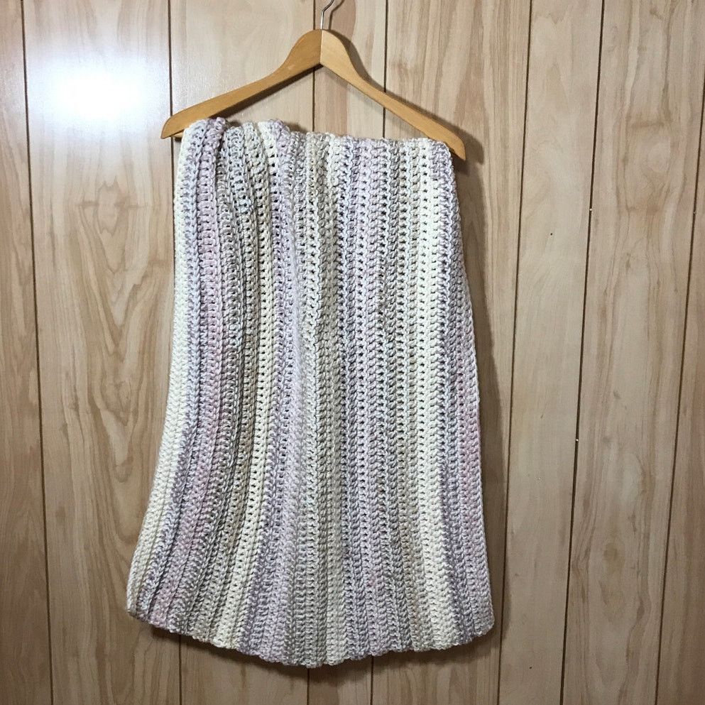 Handmade NWT Thick Handmade Crocheted Baby Blanket by Dawny Size ONE SIZE - 1 Thumbnail