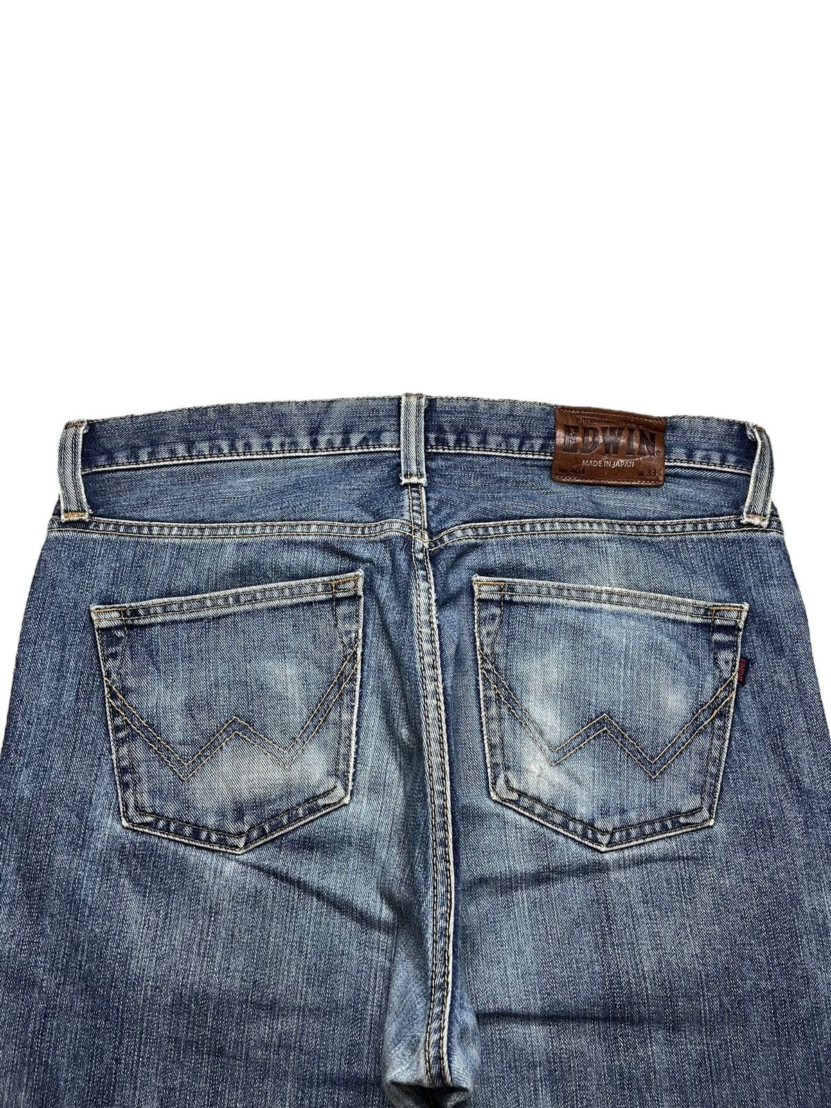 Edwin Vintage Japanese Edwin Blue Wash Western Style Baggy Jeans Size US 36 / EU 52 - 8 Thumbnail