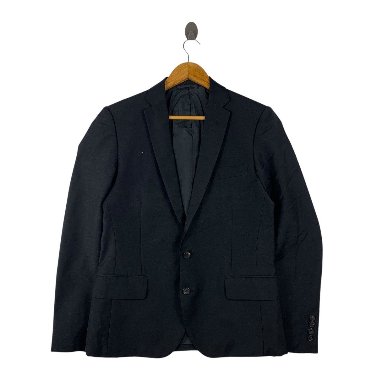 CABANE de ZUCCa CABANE DE ZUCCA French Designer Casualwear Wool Coat Blazer Size US M / EU 48-50 / 2 - 1 Thumbnail