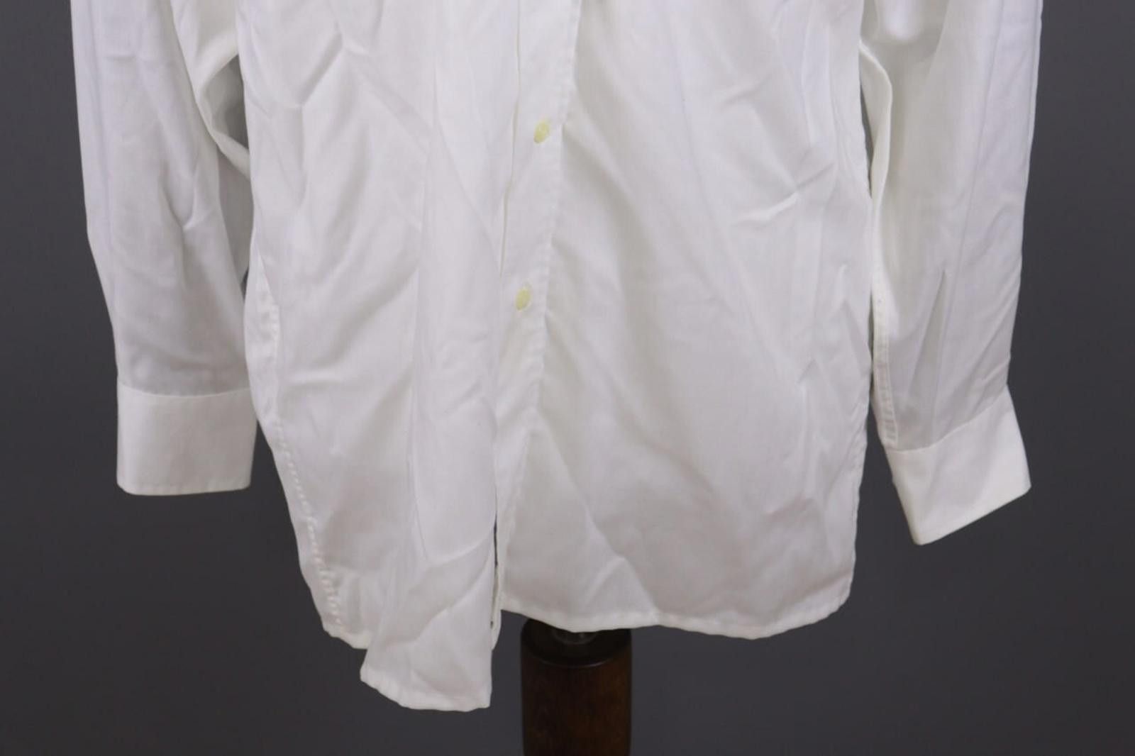 Christian Dior Monsieur Christian Dior White Pur Cotton Shirt Size 40 / 15 3/4 Size US M / EU 48-50 / 2 - 3 Thumbnail