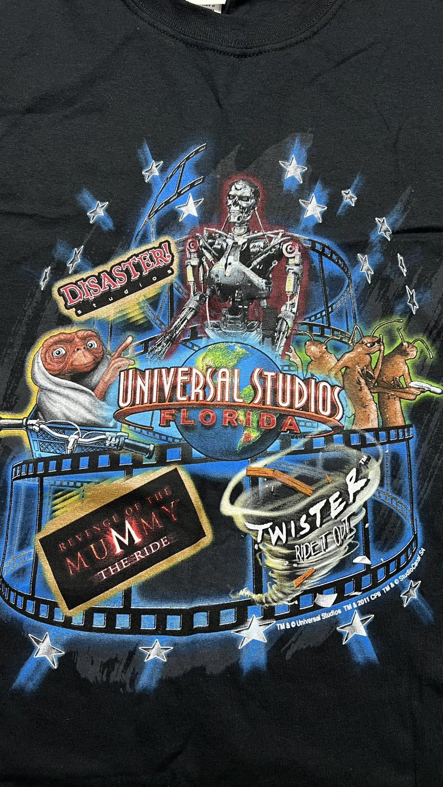 Universal Studios Universal studios Orlando E.T. Terminator mummy 2011 t shirt Size US XL / EU 56 / 4 - 3 Thumbnail
