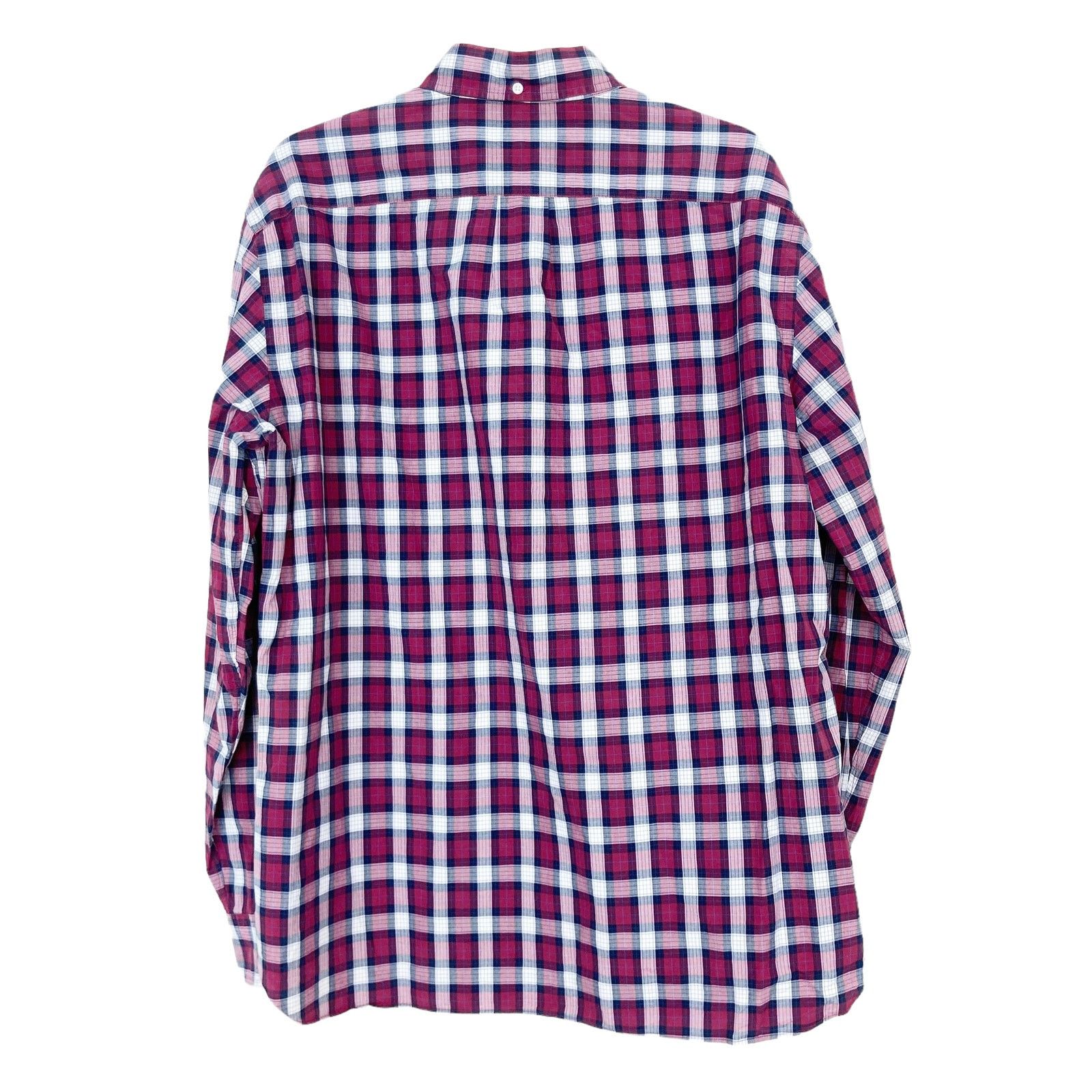 J.Crew J. Crew Red White Black Plaid Long Sleeve Button Down Sz L Size US L / EU 52-54 / 3 - 3 Thumbnail