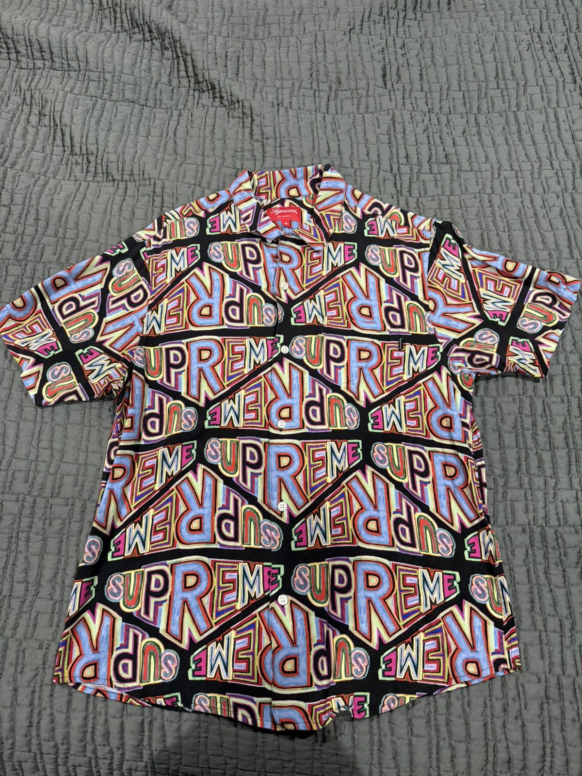 Supreme Supreme Perspective Rayon S/S Shirt Size US M / EU 48-50 / 2 - 1 Thumbnail
