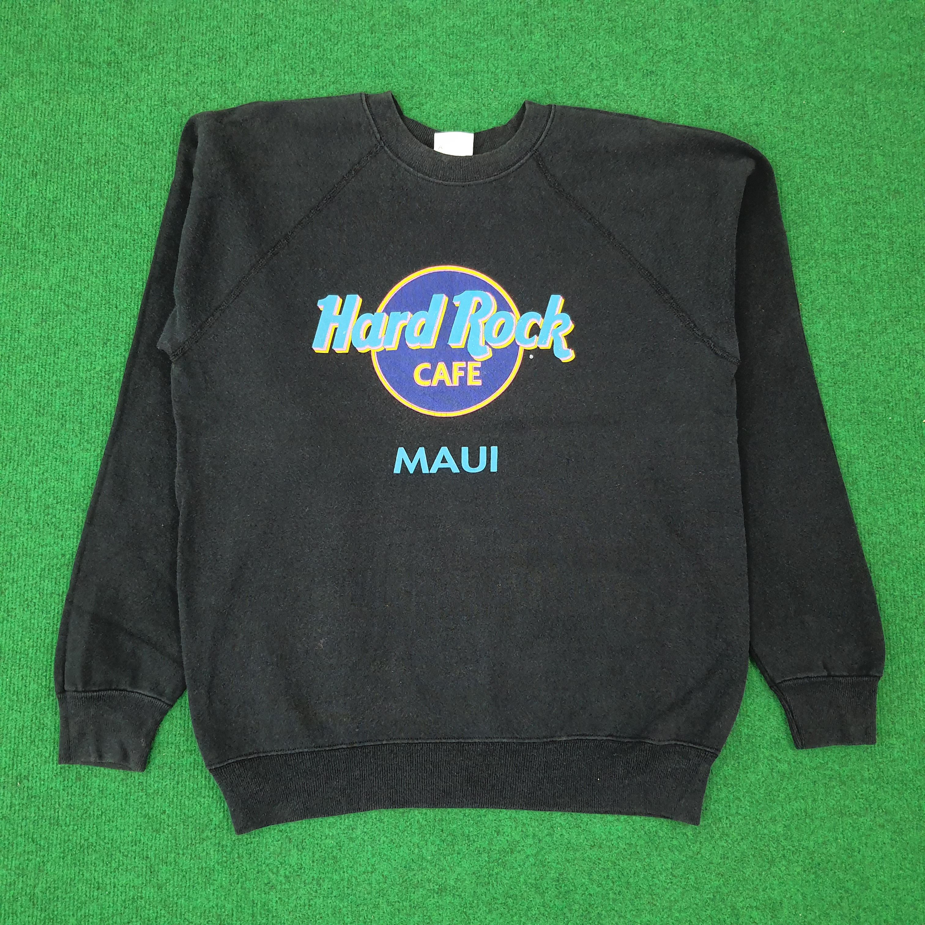 Hard Rock Cafe × Vintage Vintage Hard Rock Cafe MAUI Hawaii Sweatshirt C232N2 Size US S / EU 44-46 / 1 - 1 Thumbnail