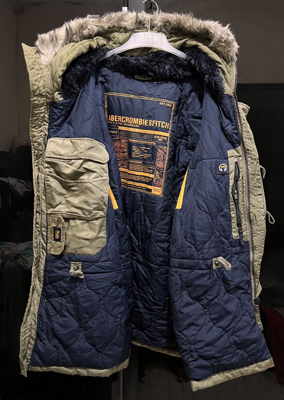 Abercrombie & Fitch Vintage Abercrombie And Fitch N2B Fur Padded Parka Size US L / EU 52-54 / 3 - 4 Thumbnail