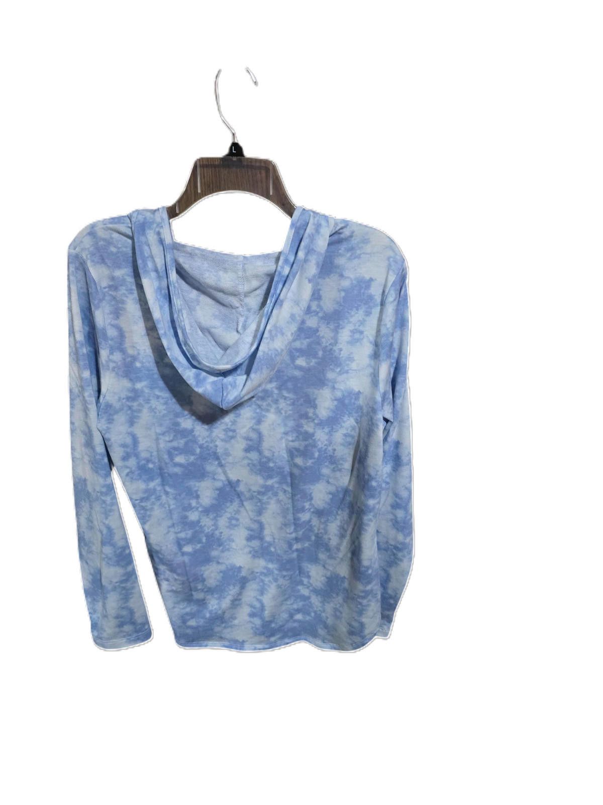 Other Bobeau Blue Tye Dye Loungewear Hooded V-Neck Pockets Size ONE SIZE - 4 Thumbnail