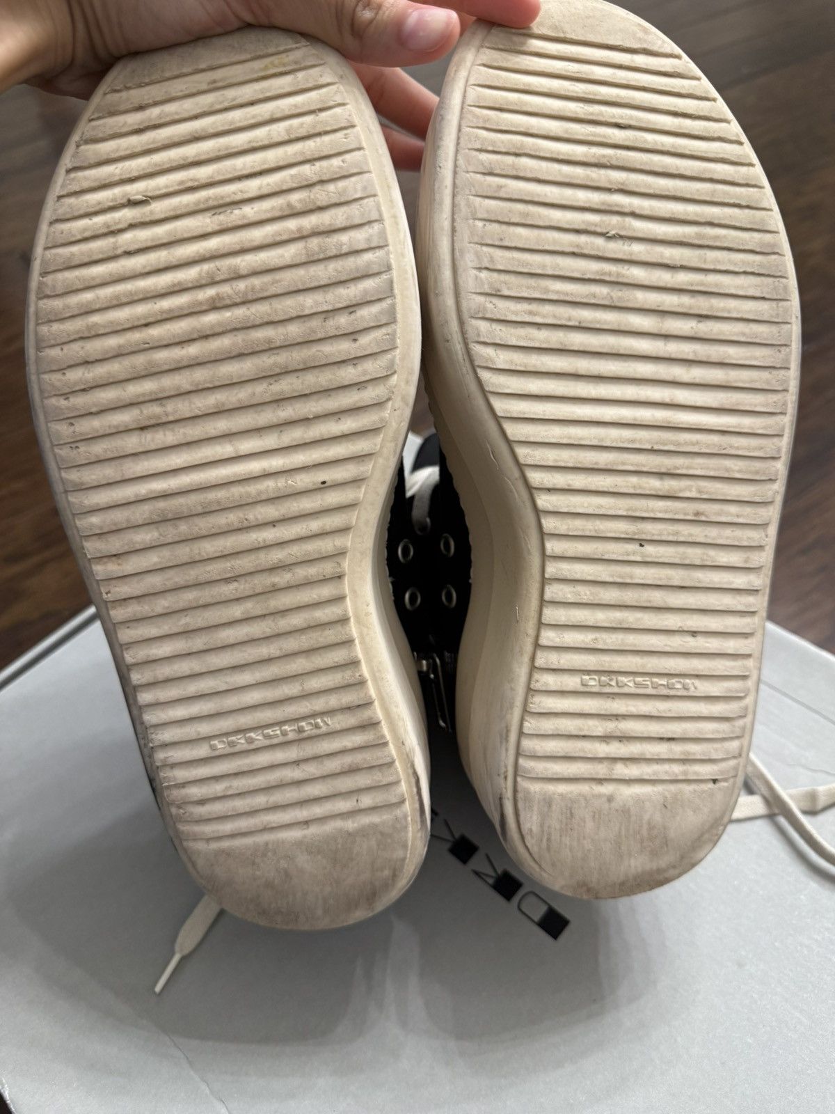 Rick Owens Drkshdw Rick Owen's Drkshdw Mega Bumper Sneakers. Size US 9 / IT 39 - 4 Thumbnail
