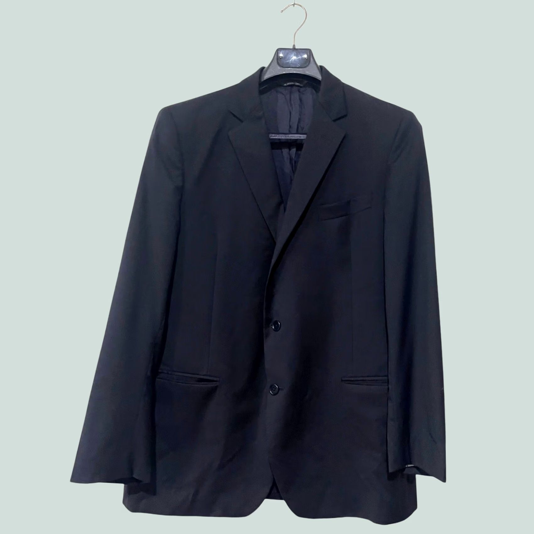 Brooks Brothers Brooks Brothers 1818 Fitzgerald Blazer Mens 46L Dark Navy Wool Two-Button Two Button Suit Jacket Biz/Cocktail/Travel Vintage? No - Black? Size 46R - 1 Thumbnail