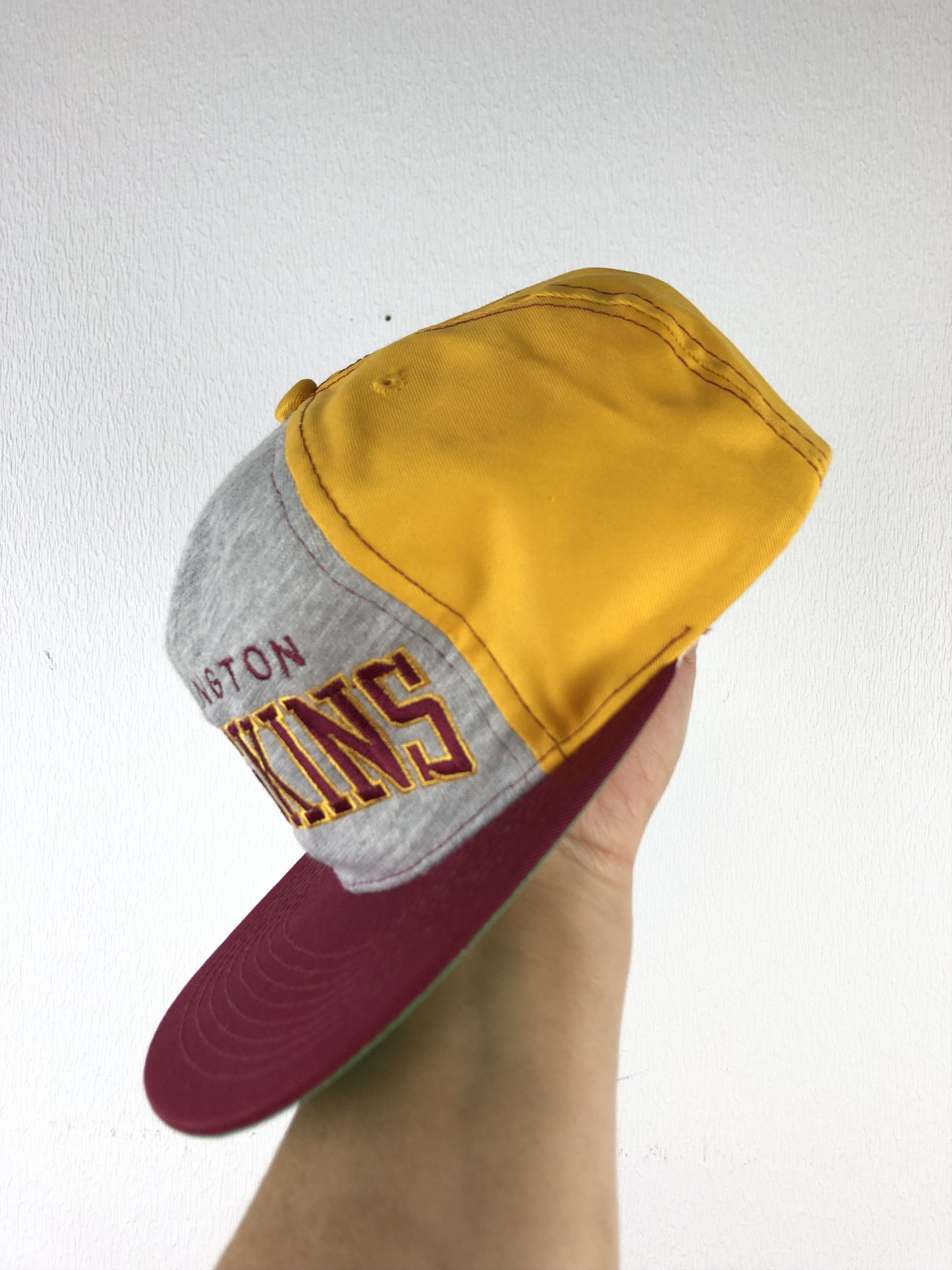 Vintage Vintage 90's Washington Redskins Inter Cap Snapback Hat Cap Size ONE SIZE - 3 Thumbnail