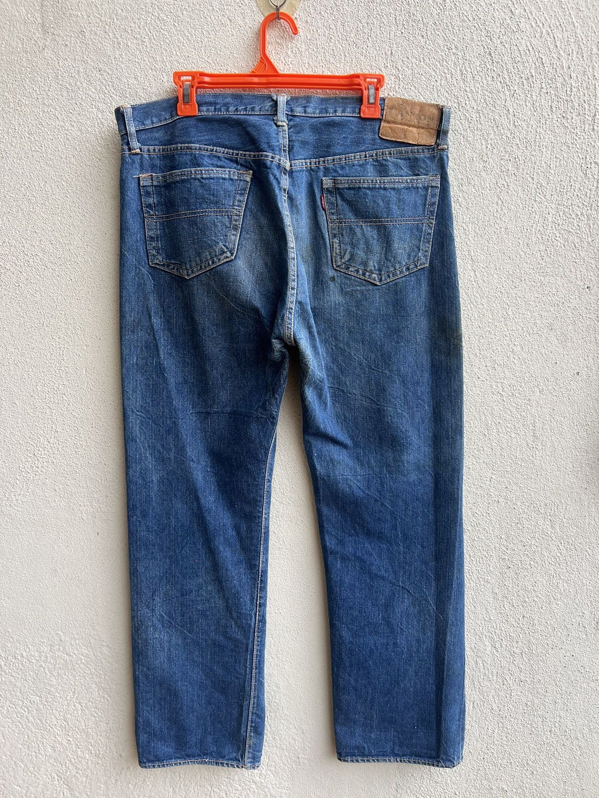 Vintage RARE! Vintage 60s Canton Fade Dirty Denim Selvedge Jeans Size US 36 / EU 52 - 24 Thumbnail