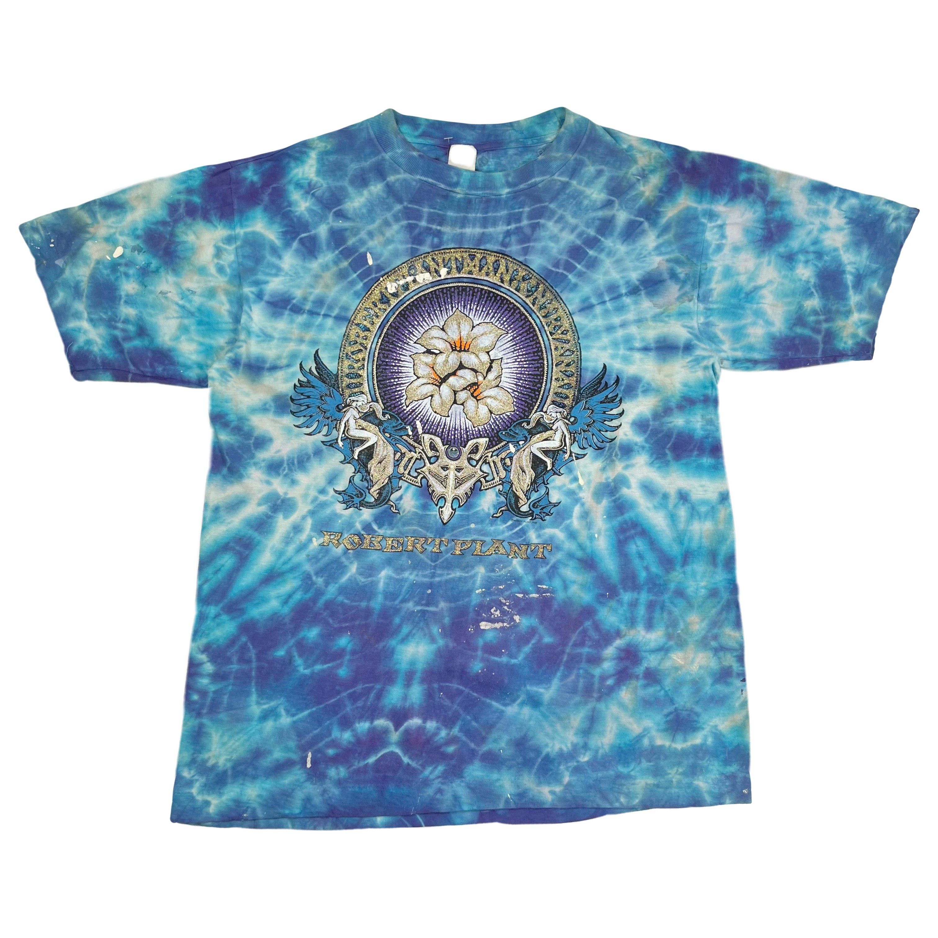 Vintage 1990 Robert Plant Canadian Tour Tie Dye Tee XL Size US XL / EU 56 / 4 - 1 Thumbnail