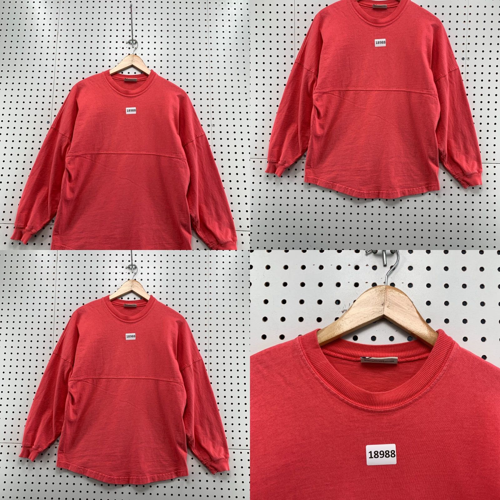 ESPIRIT Alpha Chi Omega Spirit Jersey Shirt Pink Long Sleeve Mens XS Pullover 21X27 Size US XS / EU 42 / 0 - 8 Thumbnail