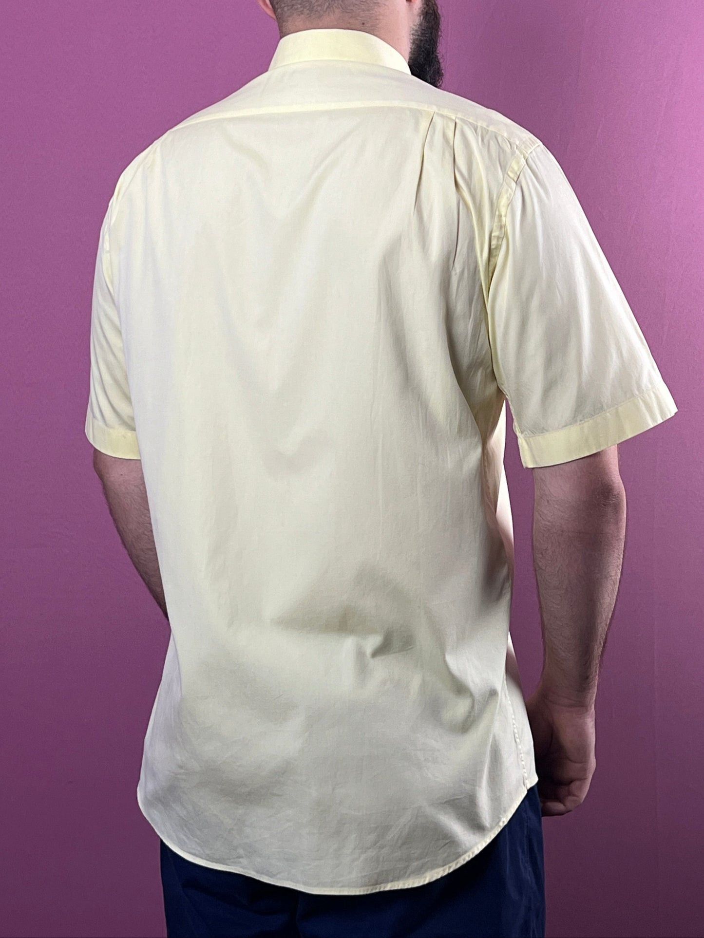 Hugo Boss × Vintage 90s Boss Hugo Boss Vintage Men's Short Sleeve Shirt - M Size US M / EU 48-50 / 2 - 4 Thumbnail