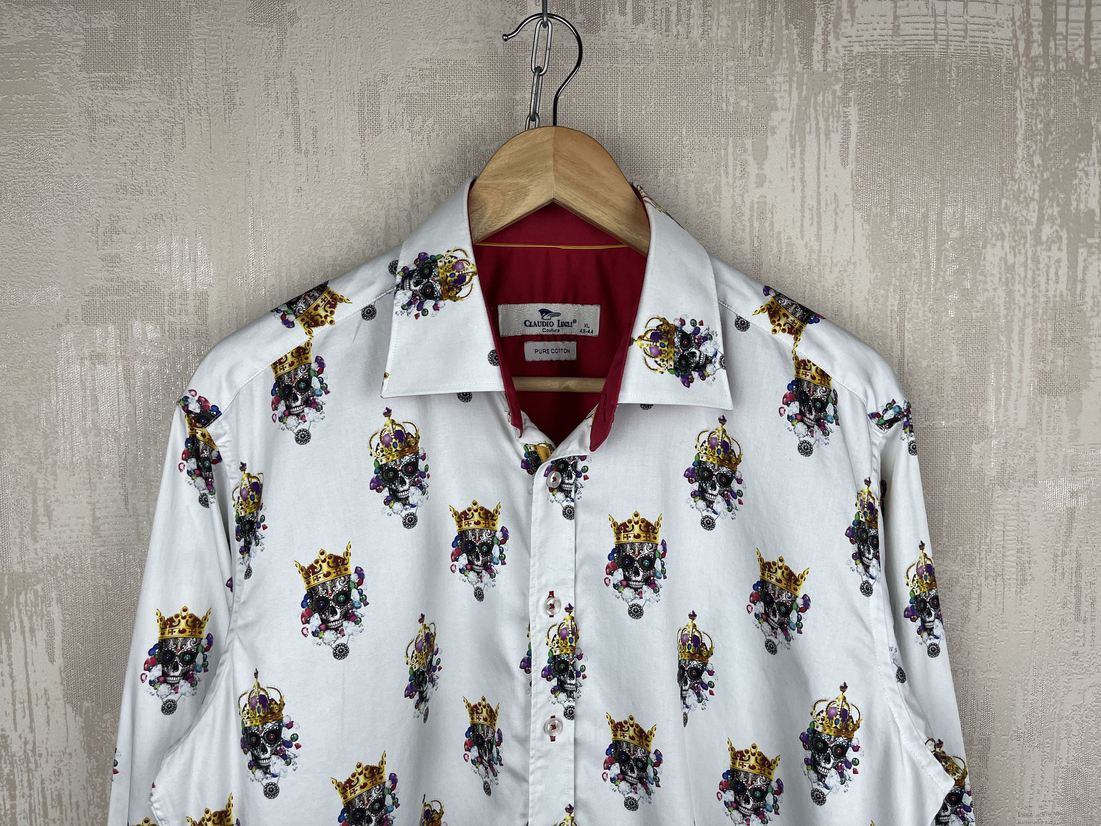 Claudio Lugli Skulls King Long Sleeve Shirt