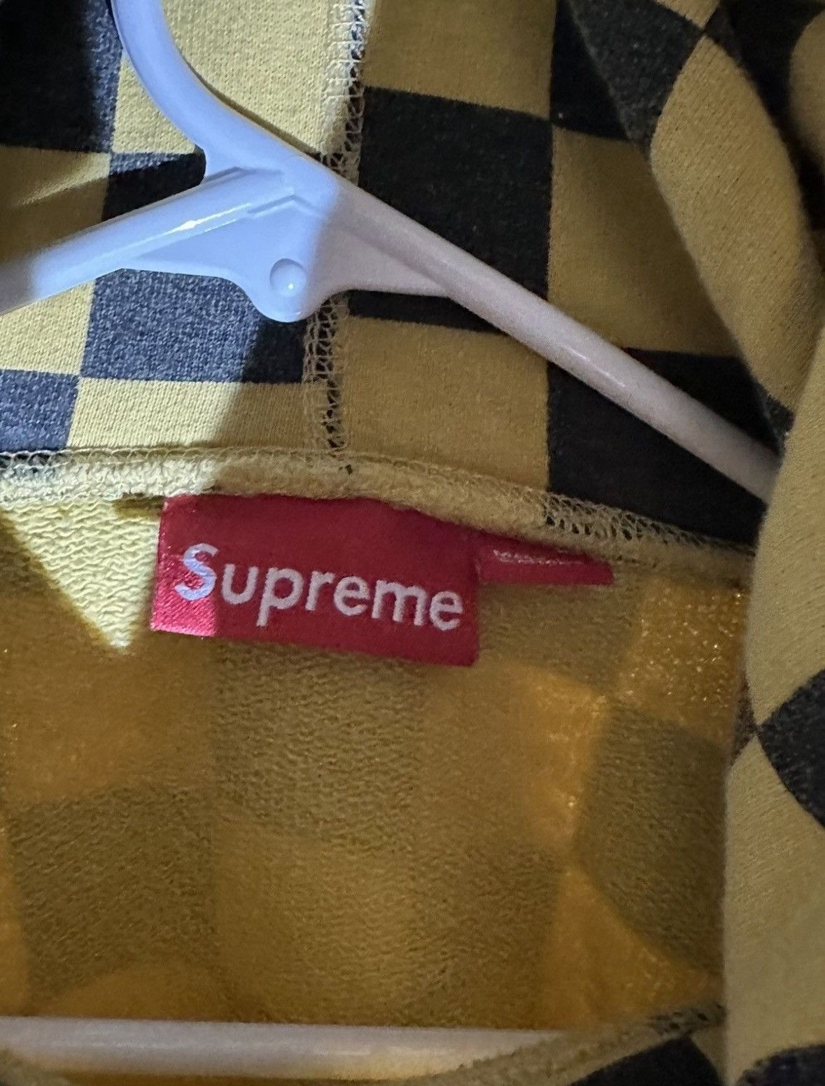 Supreme Supreme SS13 Checkered Hoodie Size US L / EU 52-54 / 3 - 7 Thumbnail