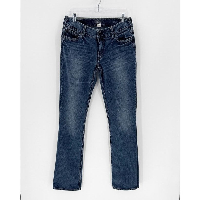 Silver Jeans Co. Silver suki bootcut jeans 32x37 western embroidered pocket Size 32" / US 10 / IT 46 - 1 Thumbnail