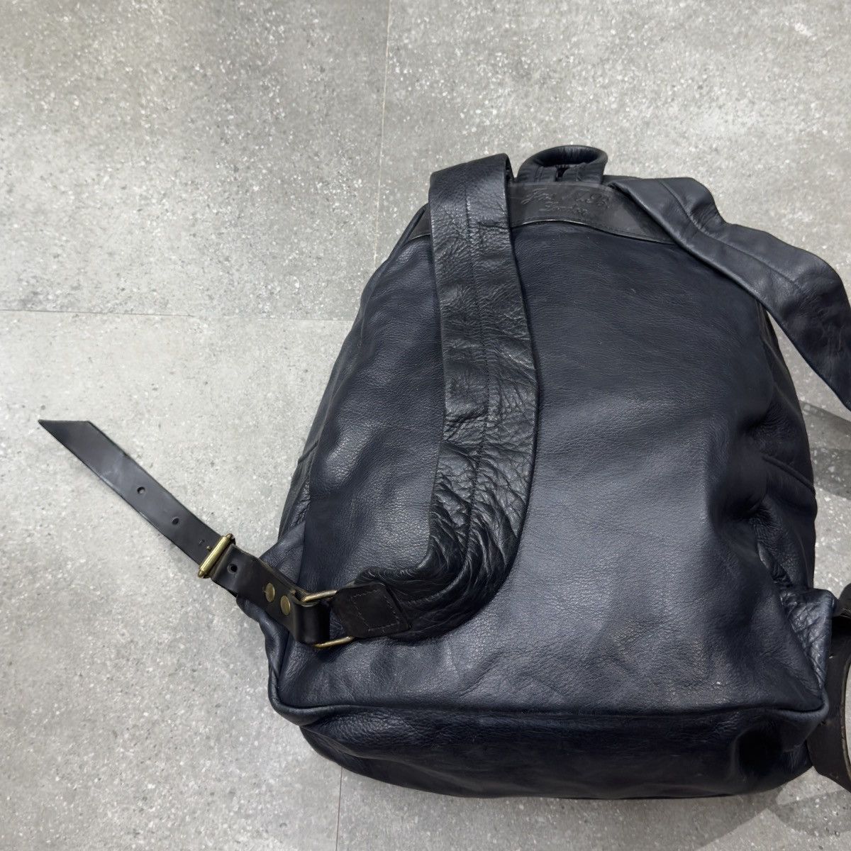 Designer × Jas MB × Leather Rare Vintage Jas Mb London England Full Leather Back Pack Size ONE SIZE - 4 Thumbnail