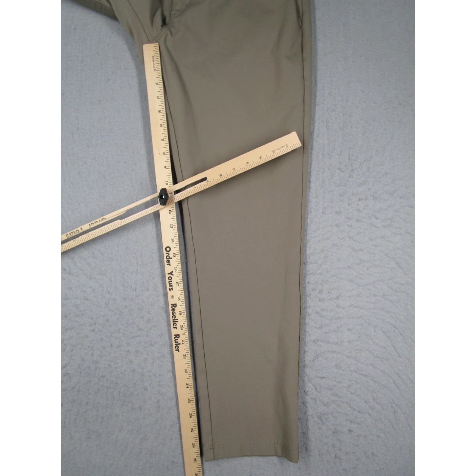 Vintage BYLT Everyday Pant 2.0 Mens Slim Fit Chino Pants Beige Khaki 38 with Stretch Pockets Casual Golf Size US 38 / EU 54 - 7 Thumbnail