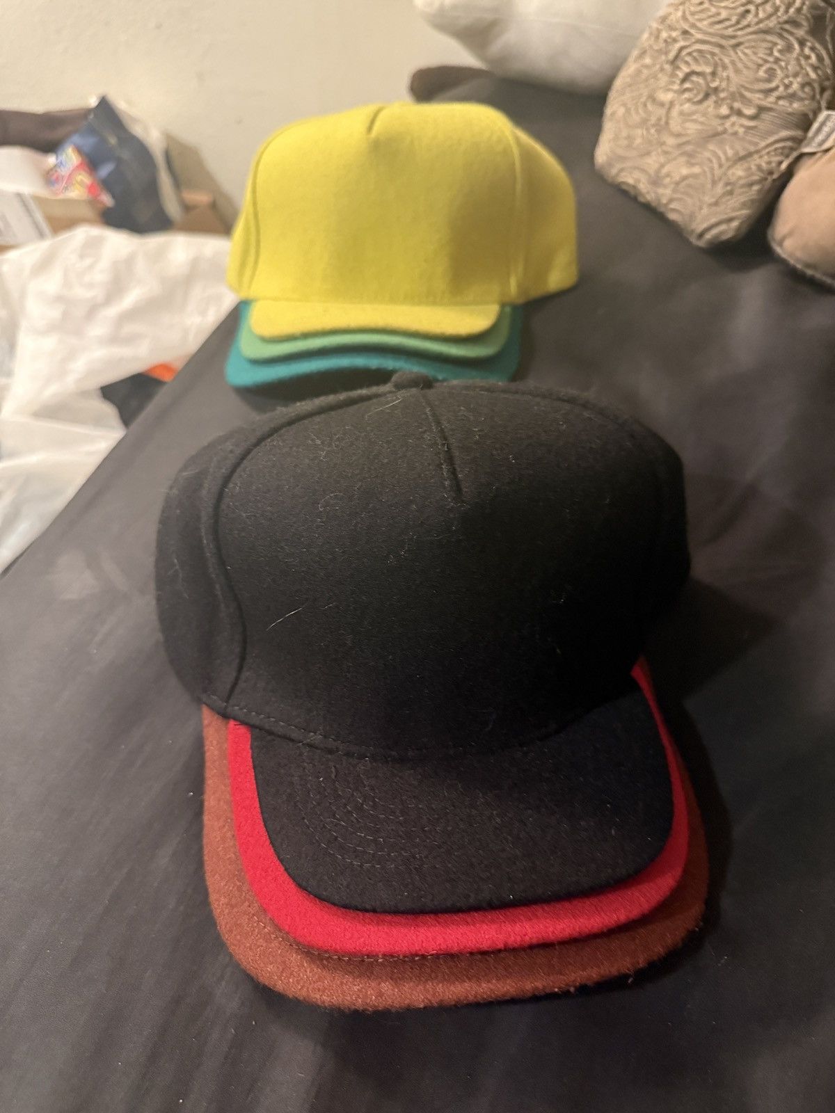 Aris Tatalovich Aris Tatalovich Triple brim layer hat Size ONE SIZE - 1 Thumbnail