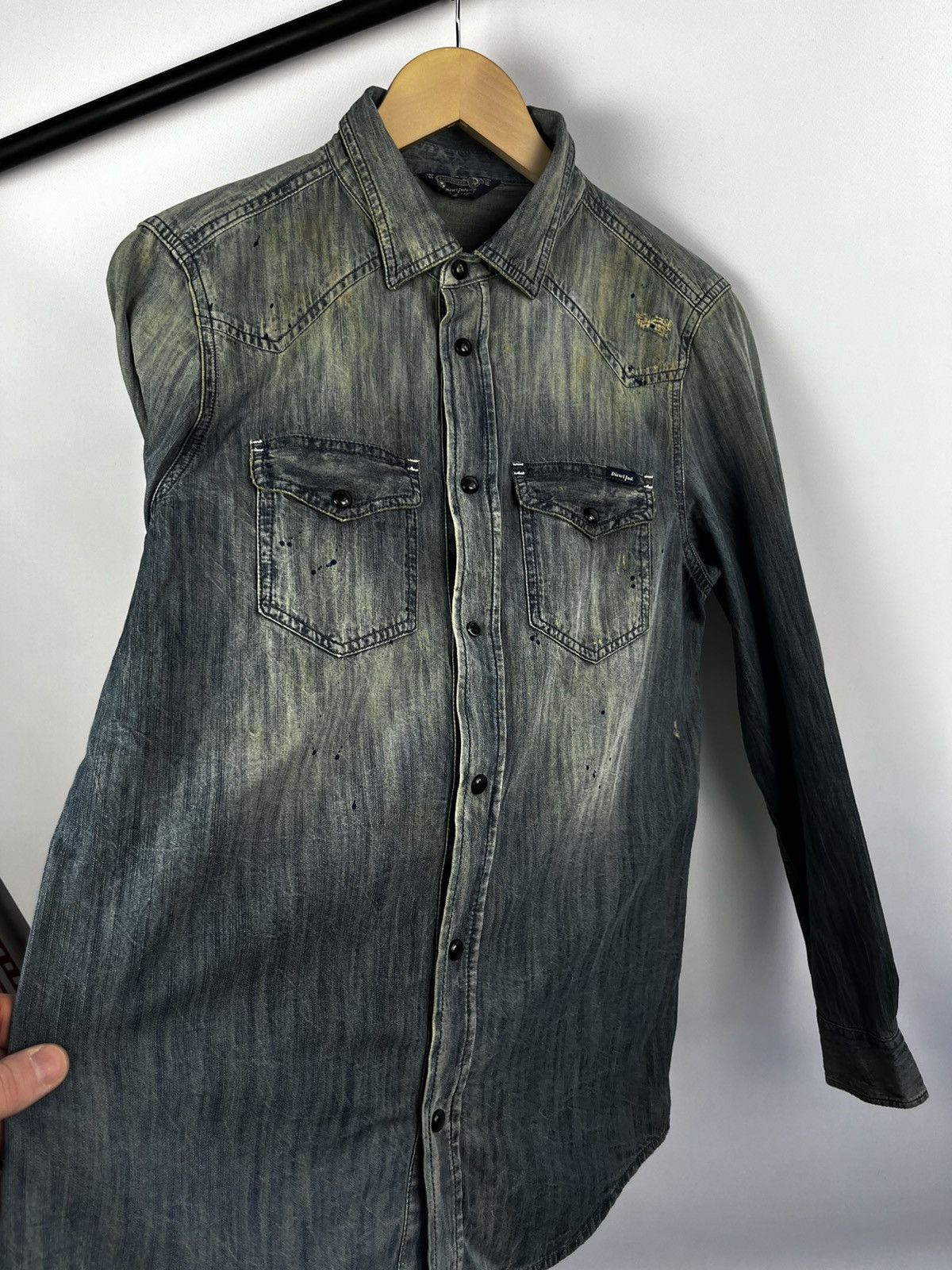 Diesel Diesel denim shirt Japanese style vintage 90s Size US M / EU 48-50 / 2 - 12 Thumbnail