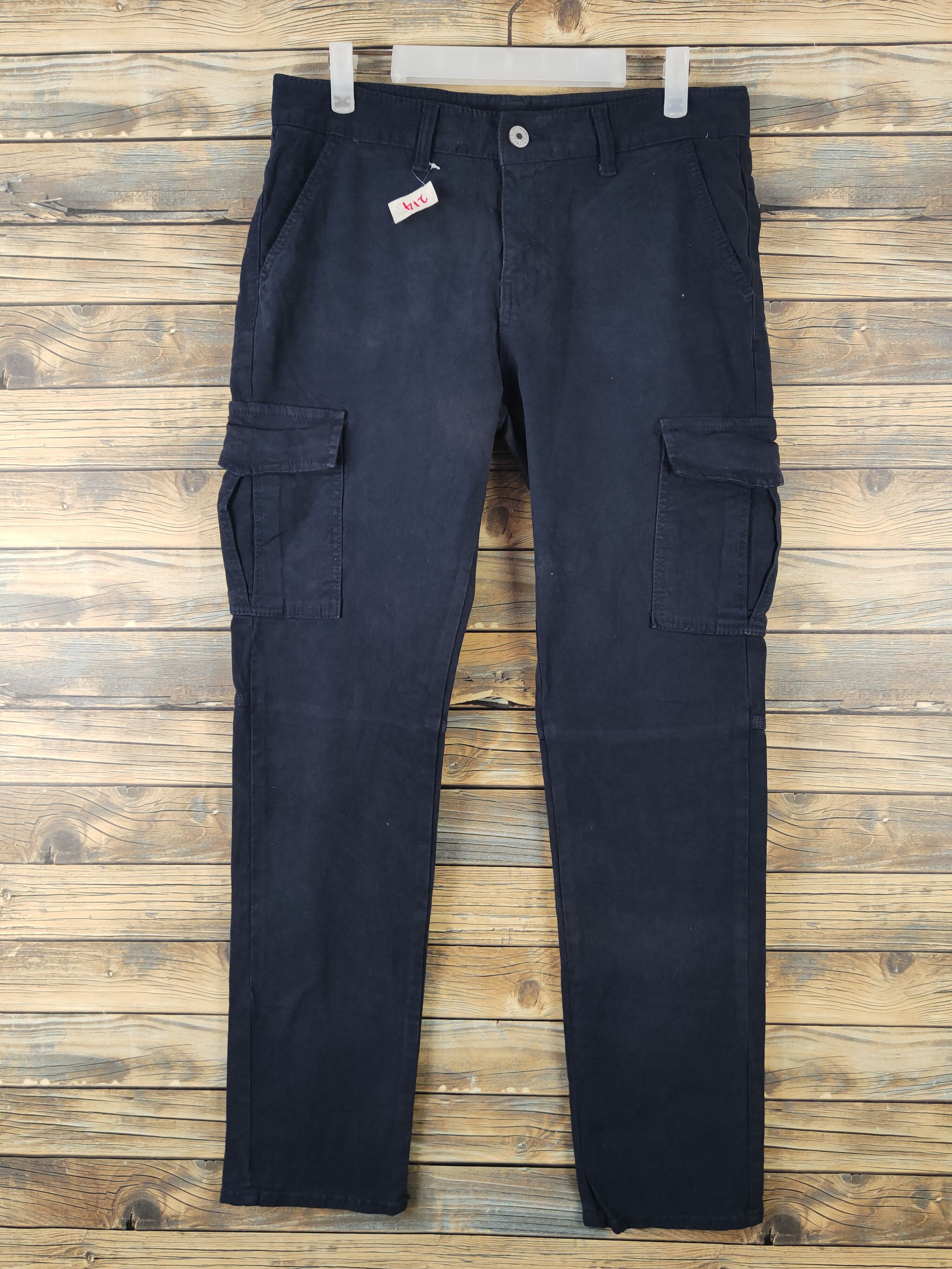 Japanese Brand DLL Japanese Brand Black Multipocket Cargo Pants #214 Size US 31 - 1 Thumbnail