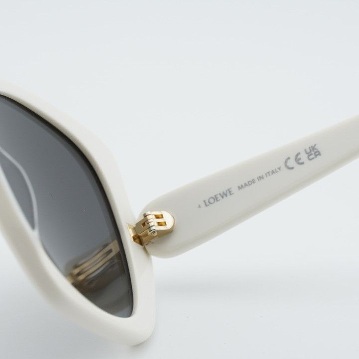 Loewe Loewe LW40133I 25A Sunglasses Ivory Butterfly Frame, Smoke Size ONE SIZE - 8 Thumbnail