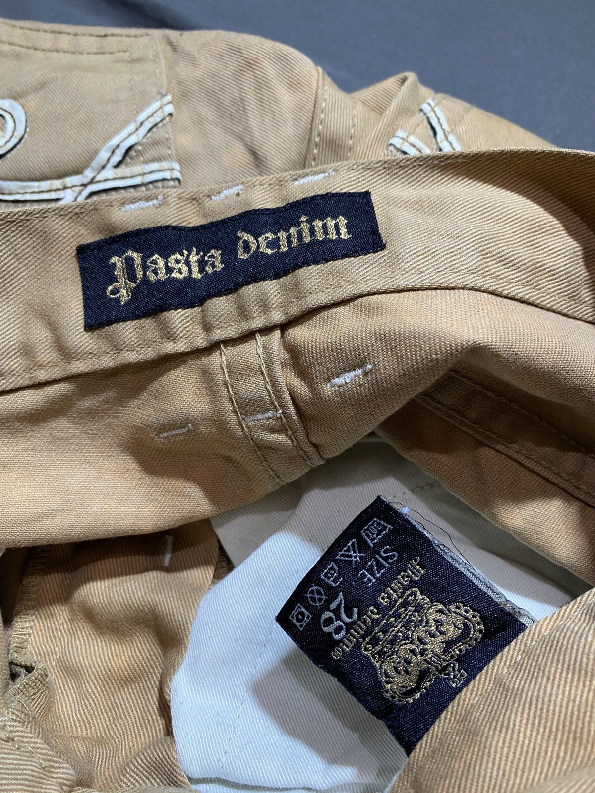 If Six Was Nine Pasta Denim Regular Pants Size US 29 - 8 Thumbnail