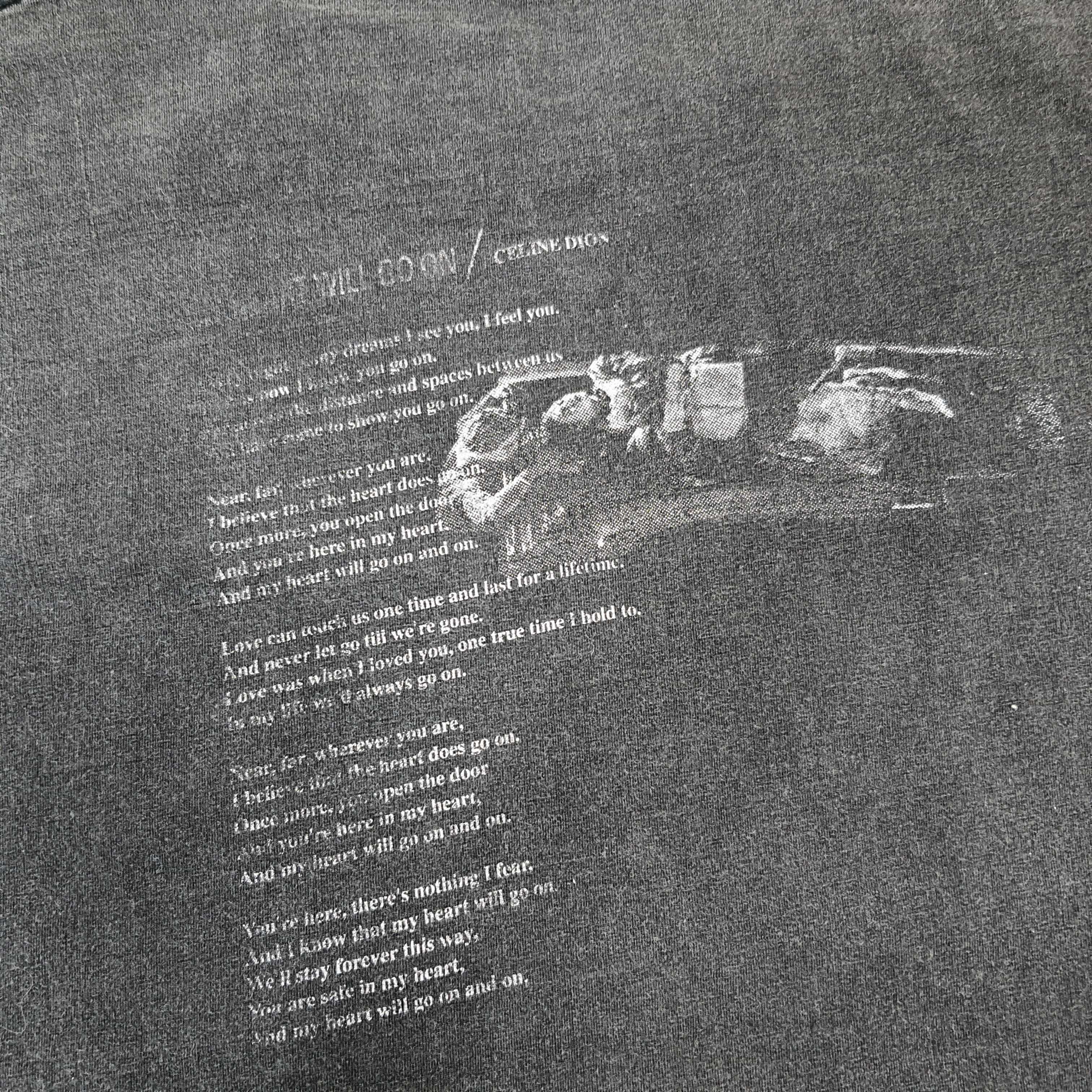 Vintage Vintage Titanic Leonardo Kate Winslet America Movie Tshirt Size US L / EU 52-54 / 3 - 5 Thumbnail