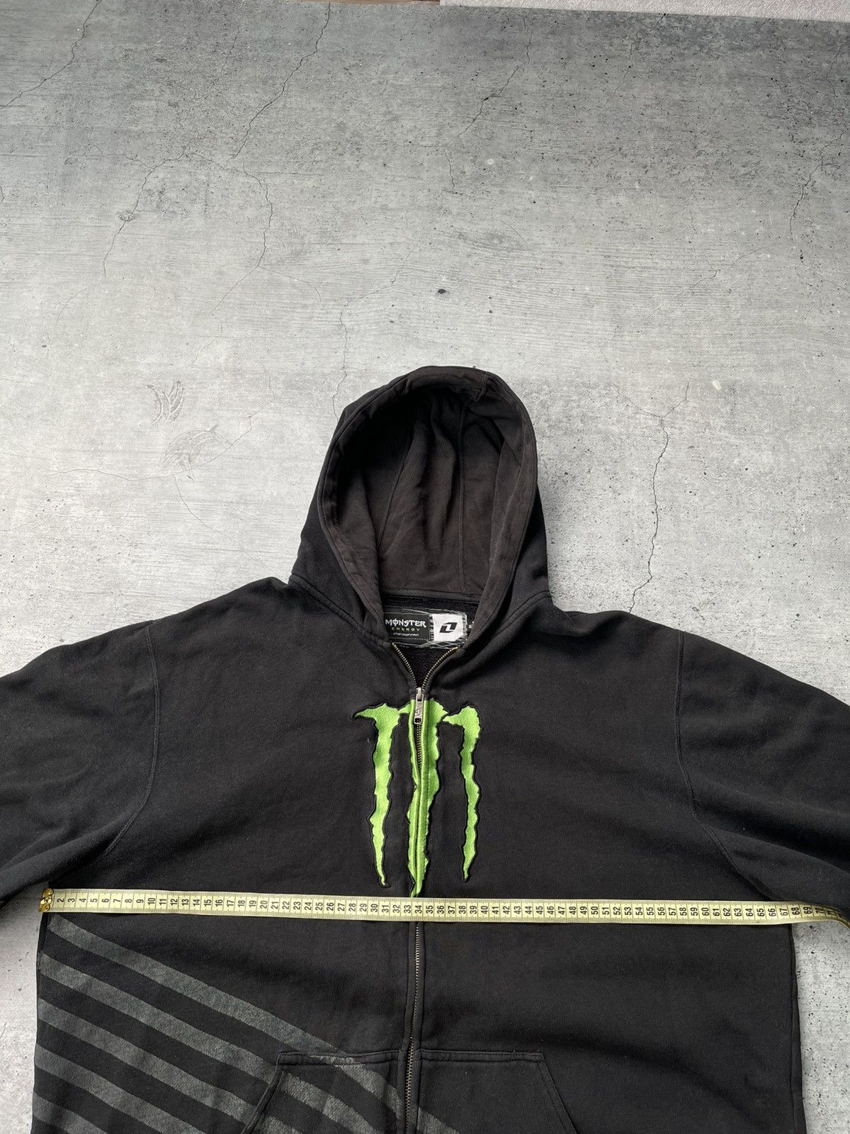 Fox Racing Monster Vintage Distressed Racing Zip Hoodie Y2K Xl Size US XL / EU 56 / 4 - 9 Thumbnail
