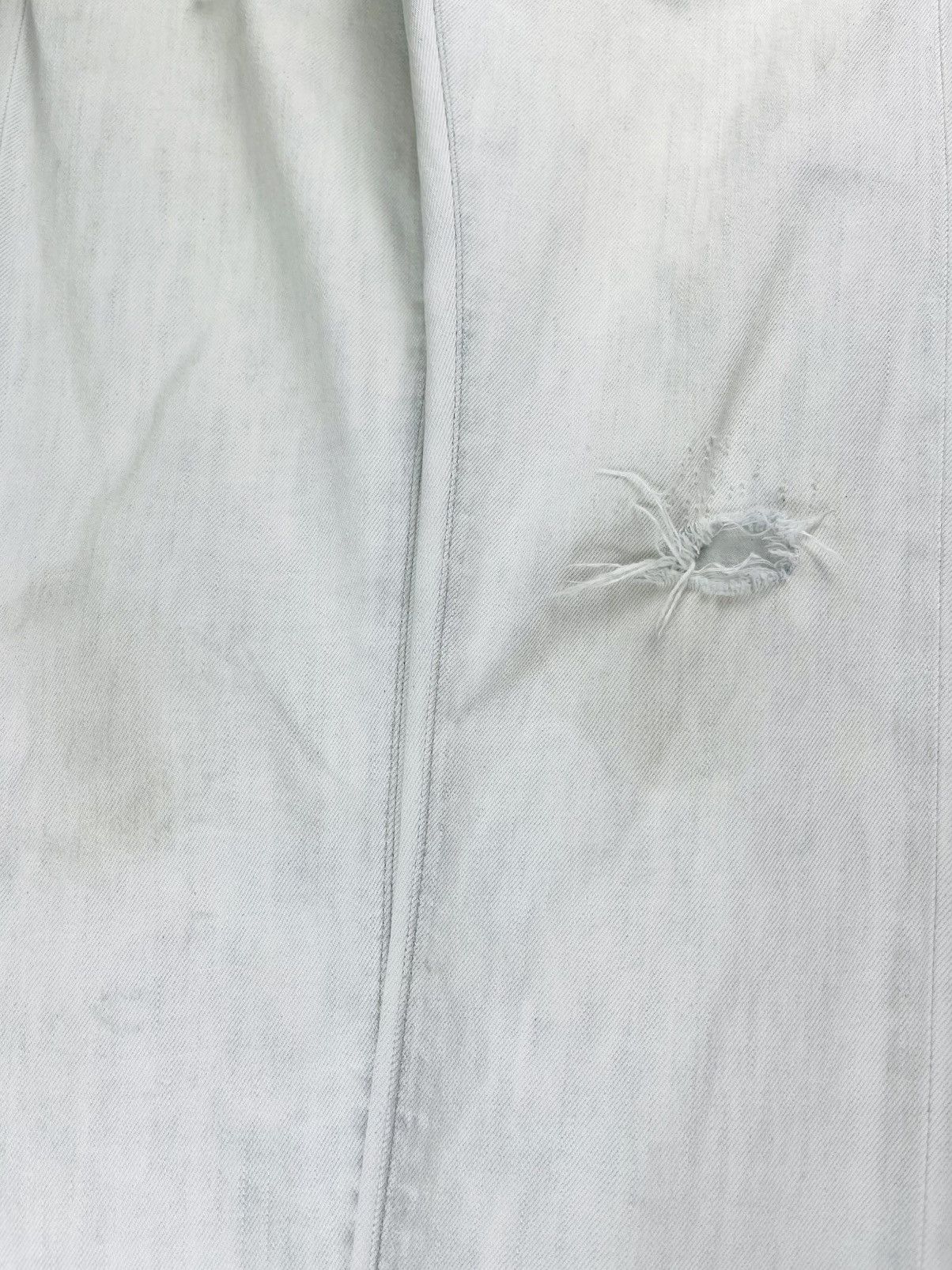 Dior SS12 Dior Homme Bleached Distressed Denim Jeans Size US 27 - 7 Thumbnail