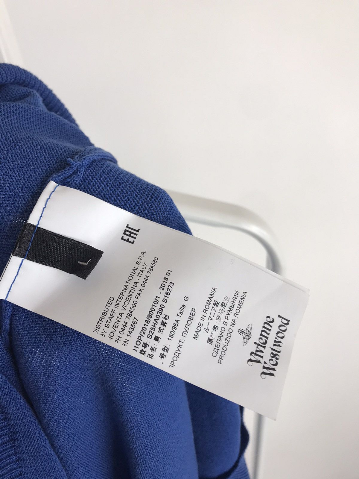Vivienne Westwood Vivienne Westwood Knitted Cotton Polo Size US L / EU 52-54 / 3 - 5 Thumbnail