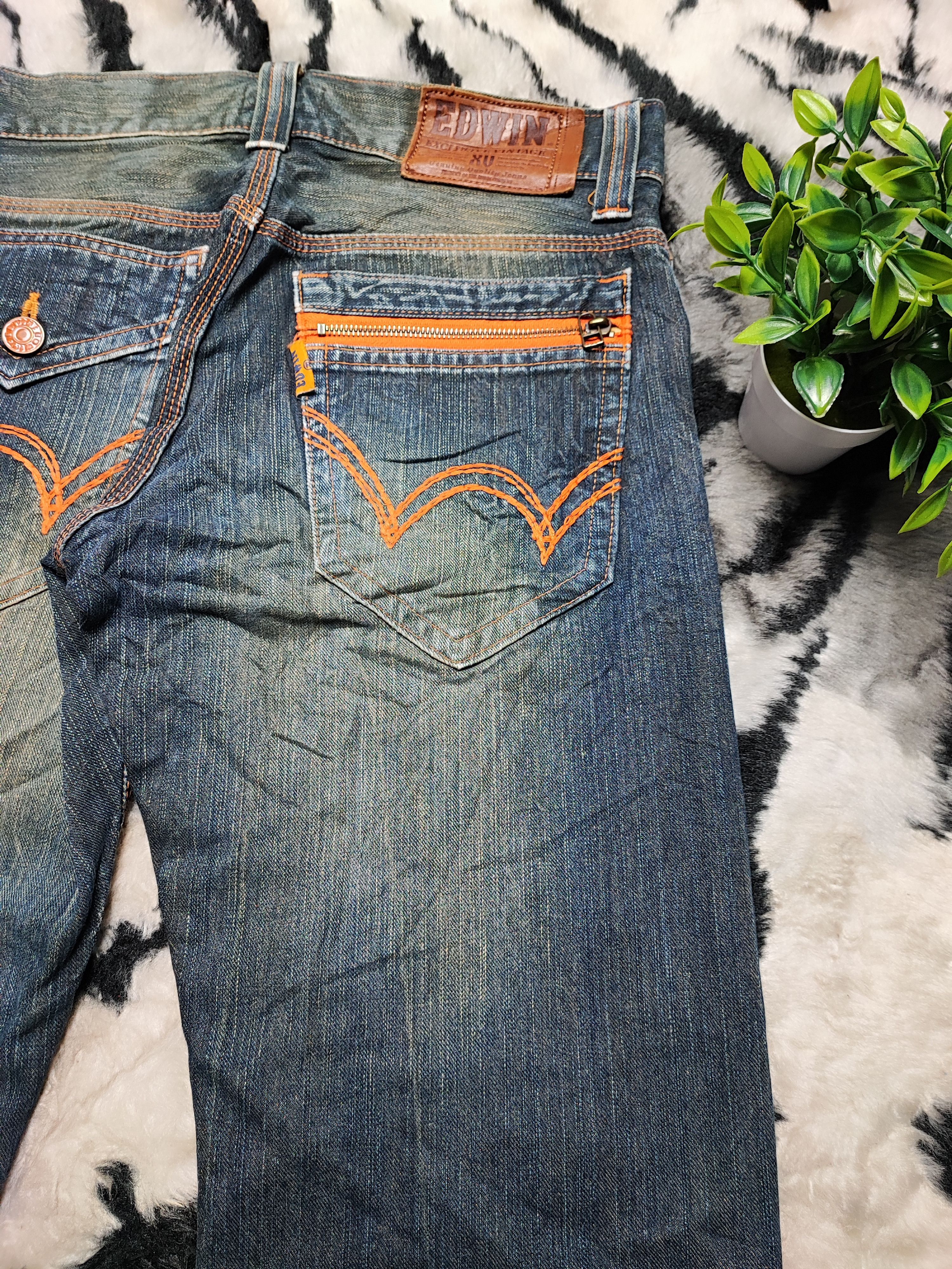 Edwin × JNCO × Southpole Baggy Rusty Denim by Edwin XV Exclusive Vintage. Size US 32 / EU 48 - 12 Thumbnail