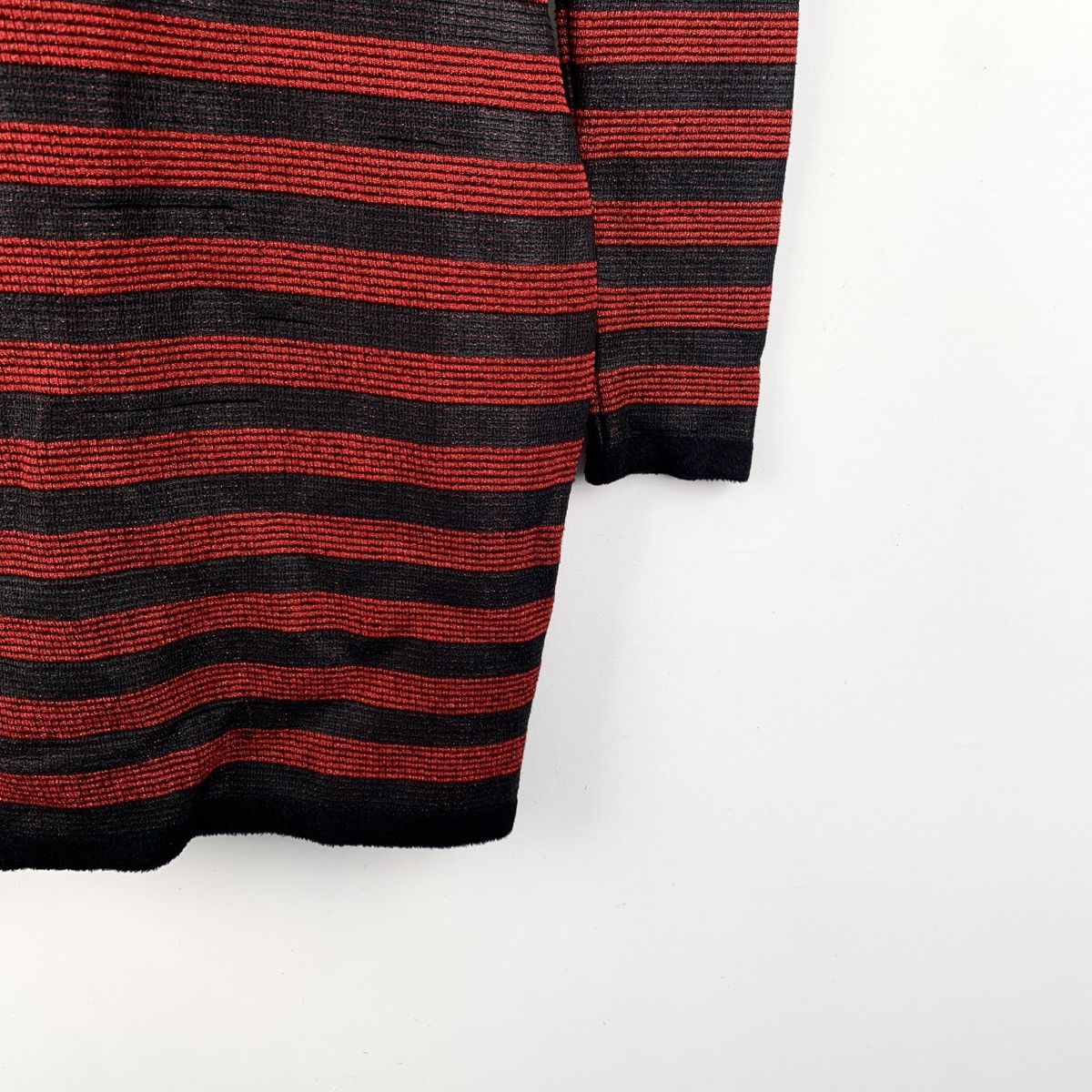 Balmain Balmain Striped Logo Rhinestone Long Sleeve Knit Dress K26WX Size XS / US 0-2 / IT 36-38 - 4 Thumbnail