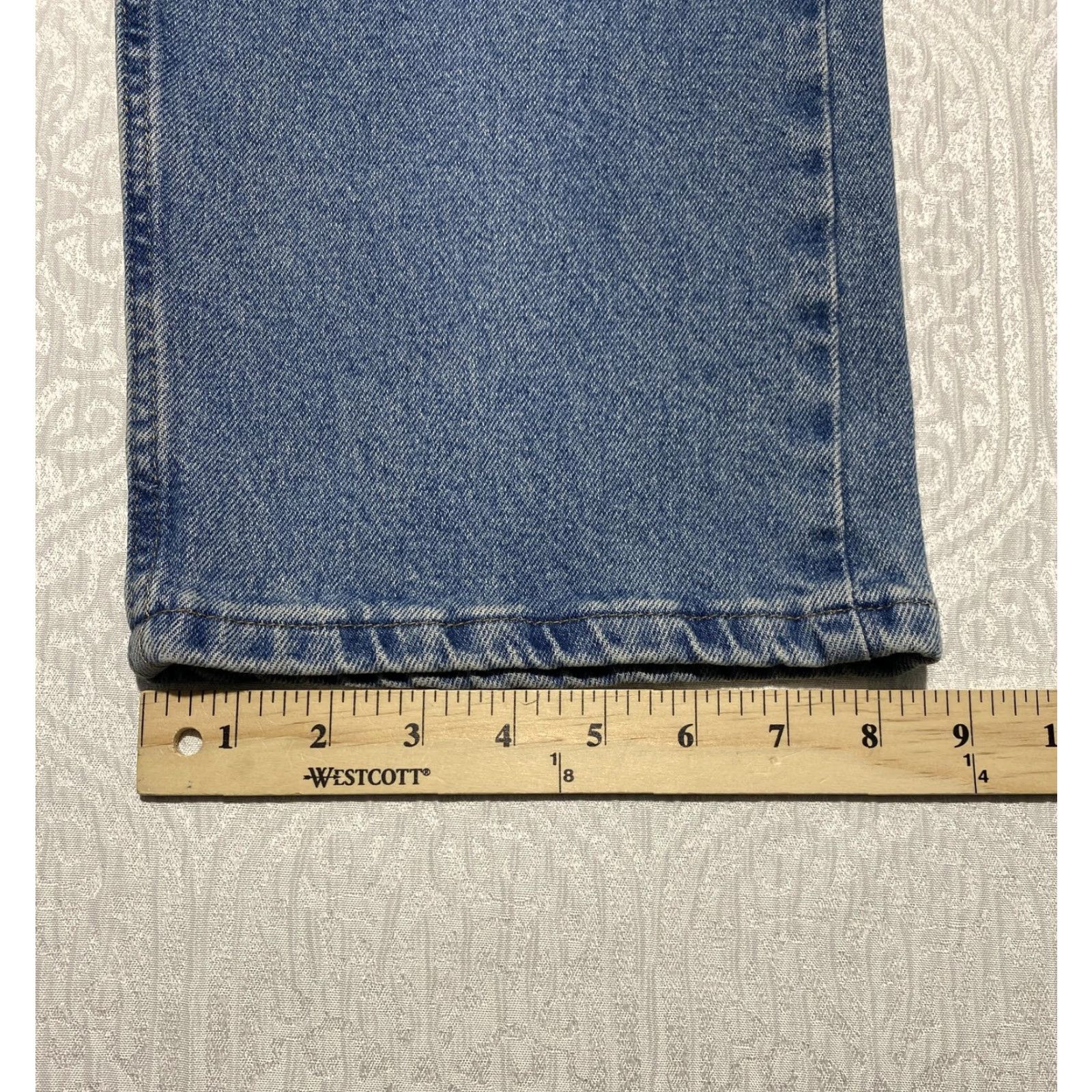 Wrangler VINTAGE Wrangler Jeans Mens 36x30 Blue Premium Quality Comfort Fit Denim Straight Leg Mens Size US 36 / EU 52 - 8 Thumbnail