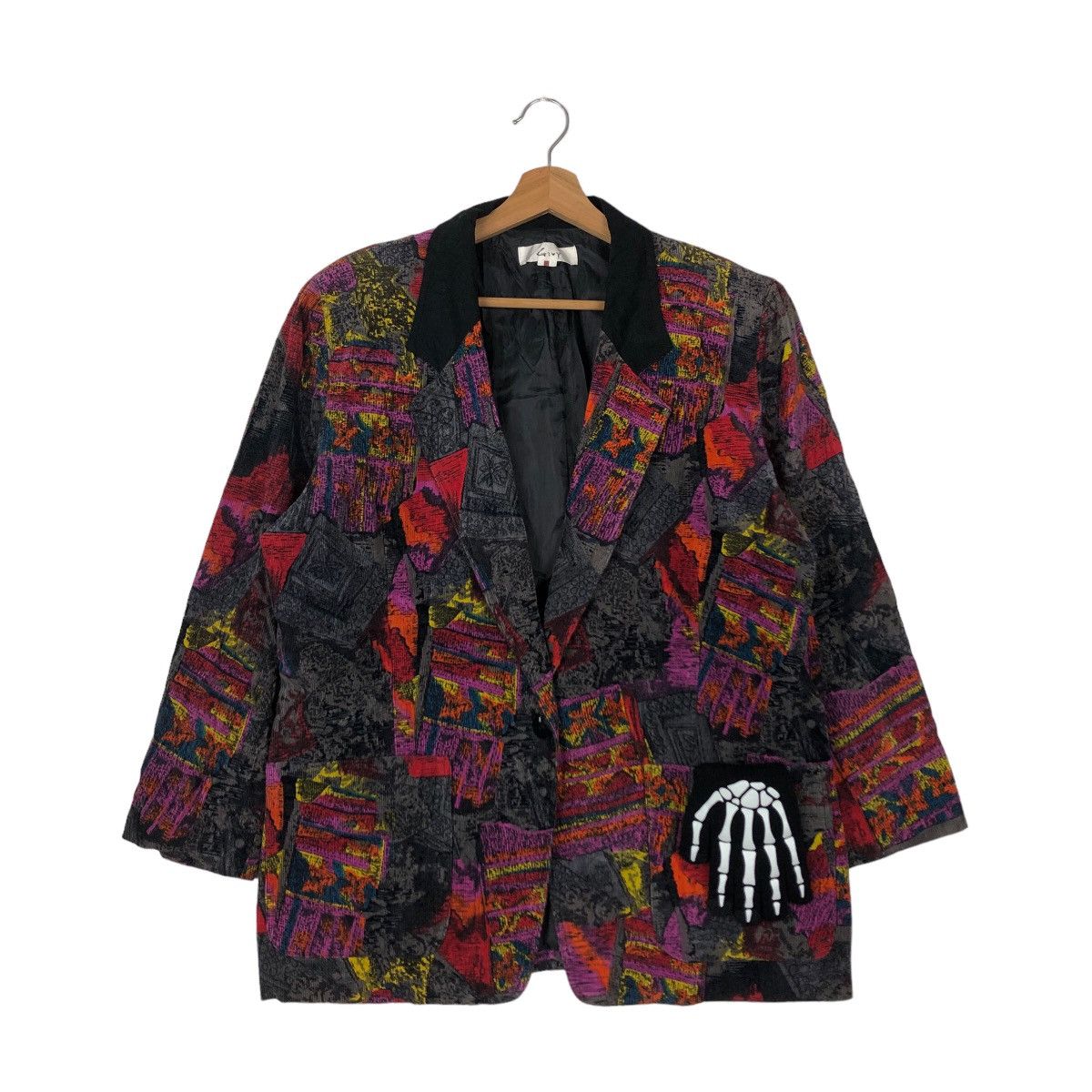 Japanese Brand VINTAGE GIVY JAPAN ART FULL PRINT SPLASH DESIGN Size US M / EU 48-50 / 2 - 1 Thumbnail