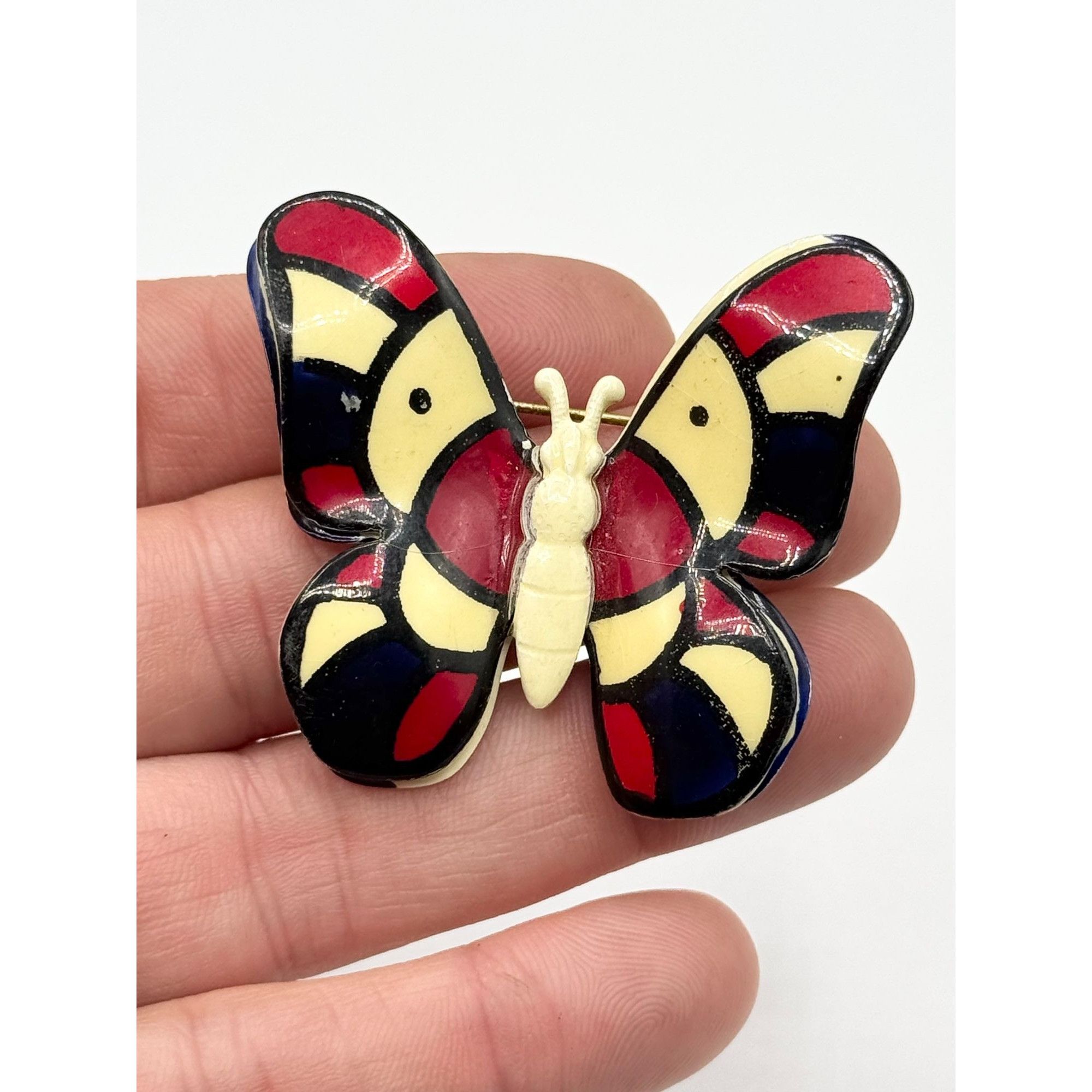 Vintage Vintage Made in W Germany Butterfly Brooch Pin Size ONE SIZE - 3 Thumbnail