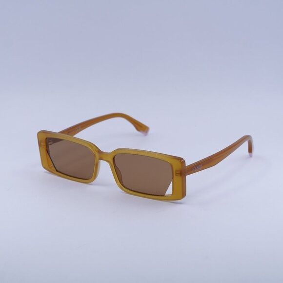 Fendi 🕶️ New Fendi FE40164I 44J Sunglasses - Shiny Orange Frame Size ONE SIZE - 1 Thumbnail