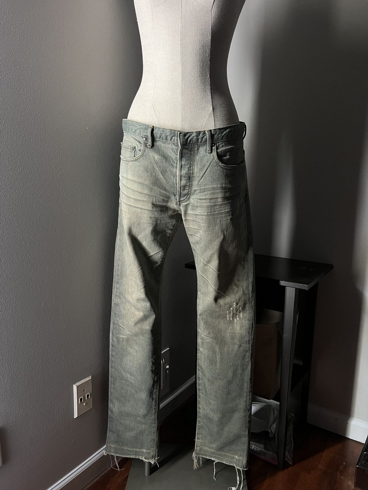 Hedi Slimane Dior x hedi silmane bleu claire Size US 33 - 1 Thumbnail