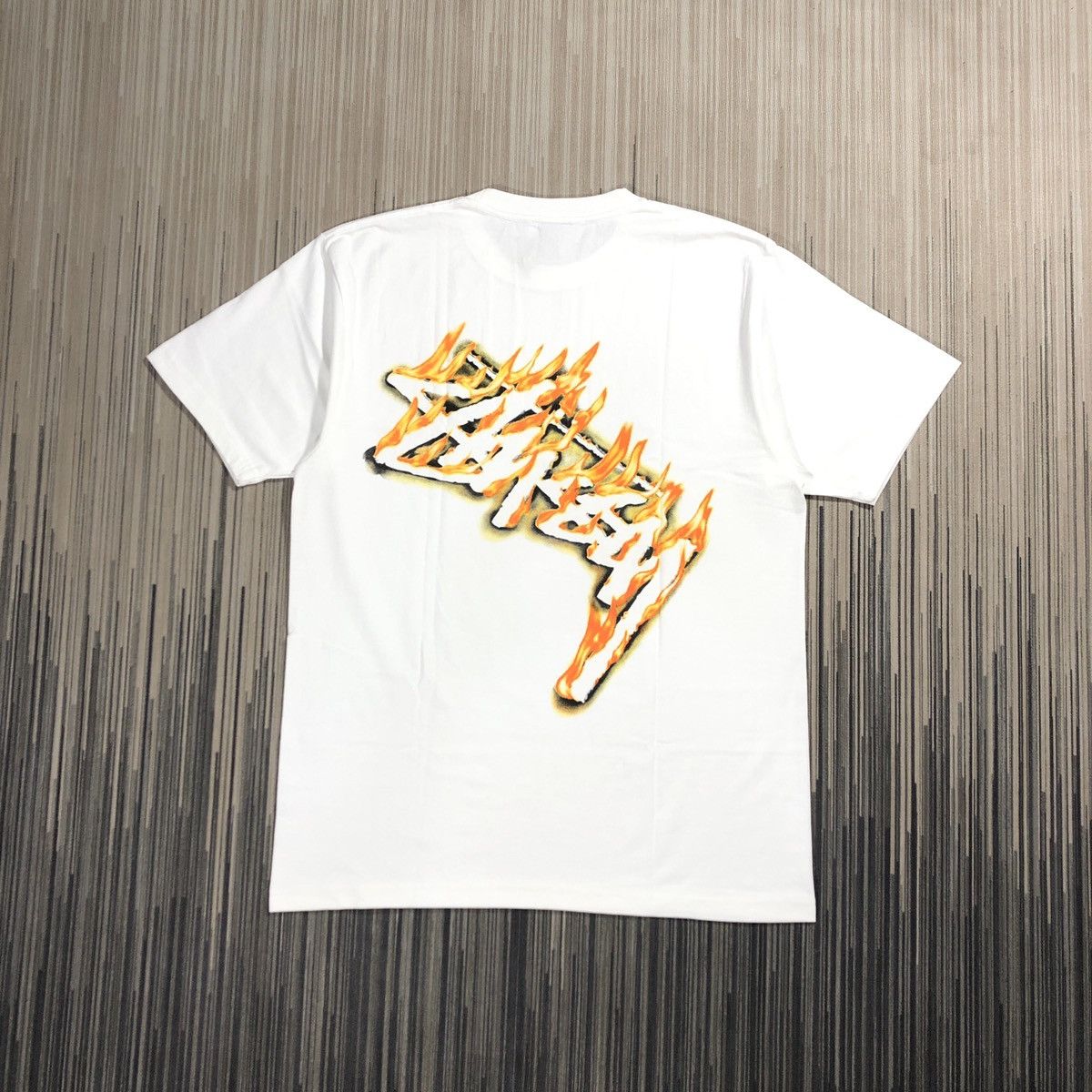 Stussy Burning Stock Tee Grailed