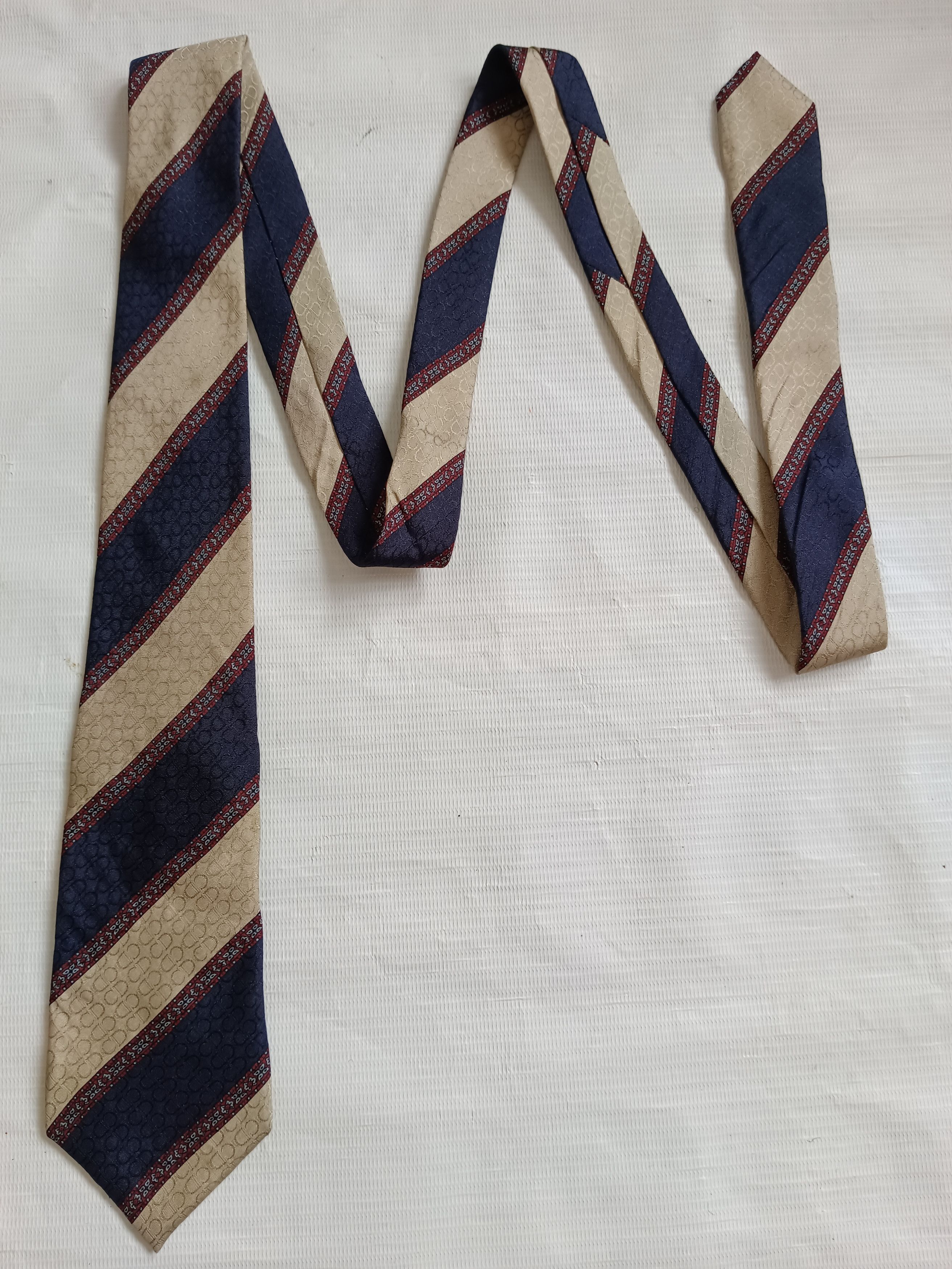 Dior × Vintage Christian Dior Monogram Ties Silk Vintage Size ONE SIZE - 4 Thumbnail