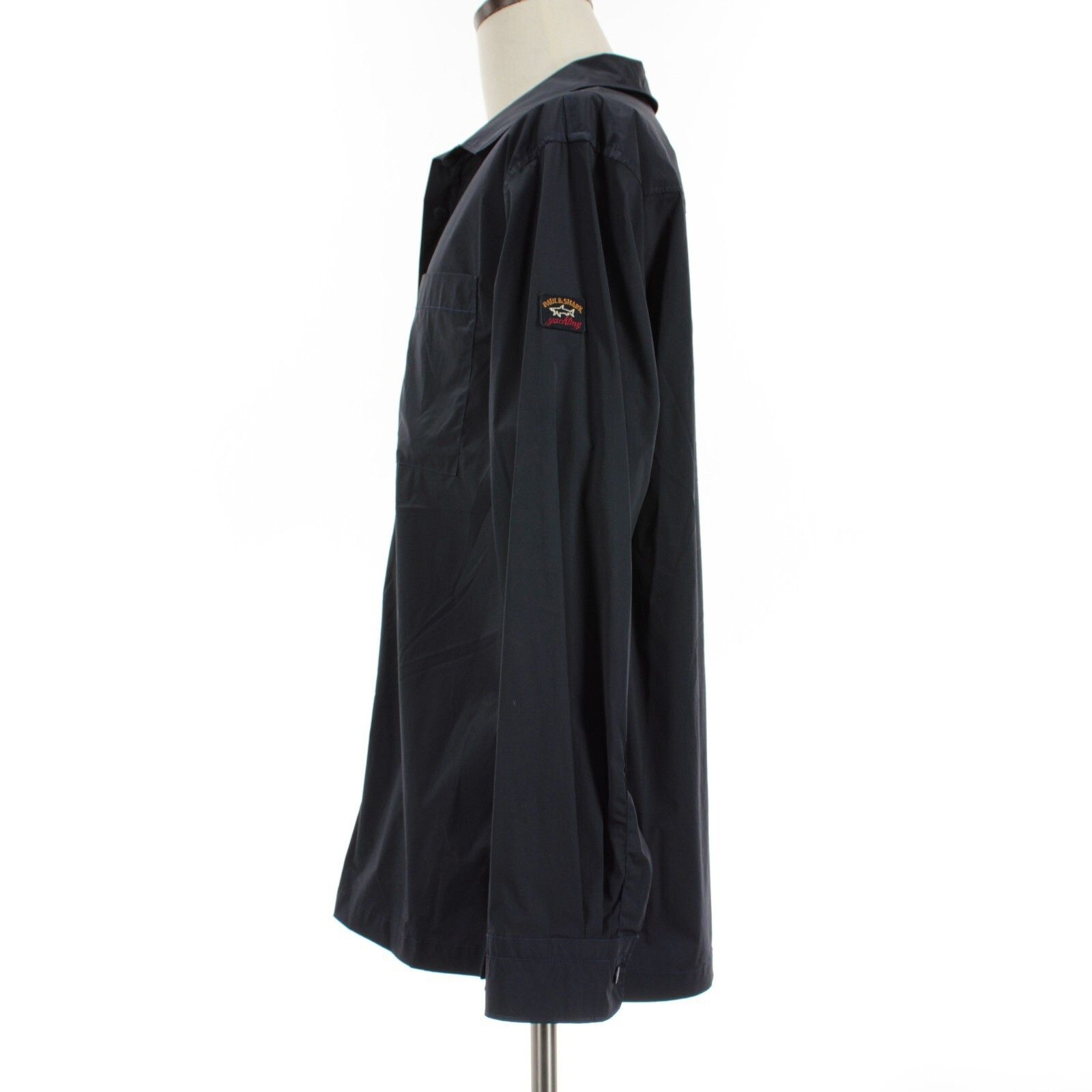 Paul & Shark Paul & Shark Overshirt Size L US In Blue Polyamide Size US L / EU 52-54 / 3 - 6 Thumbnail