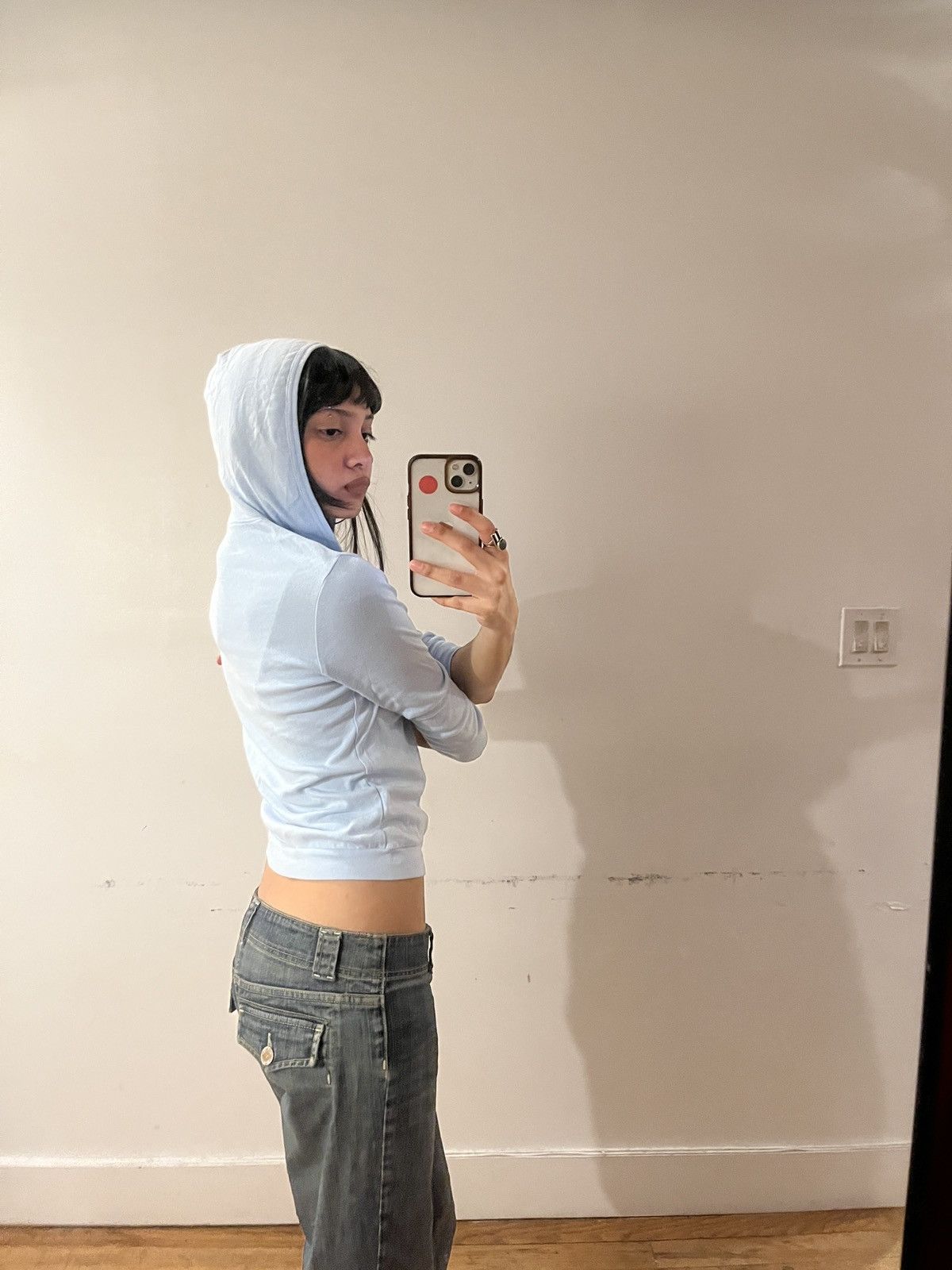 Courreges Vintage Courreges cropped blue track top Size XS / US 0-2 / IT 36-38 - 2 Thumbnail
