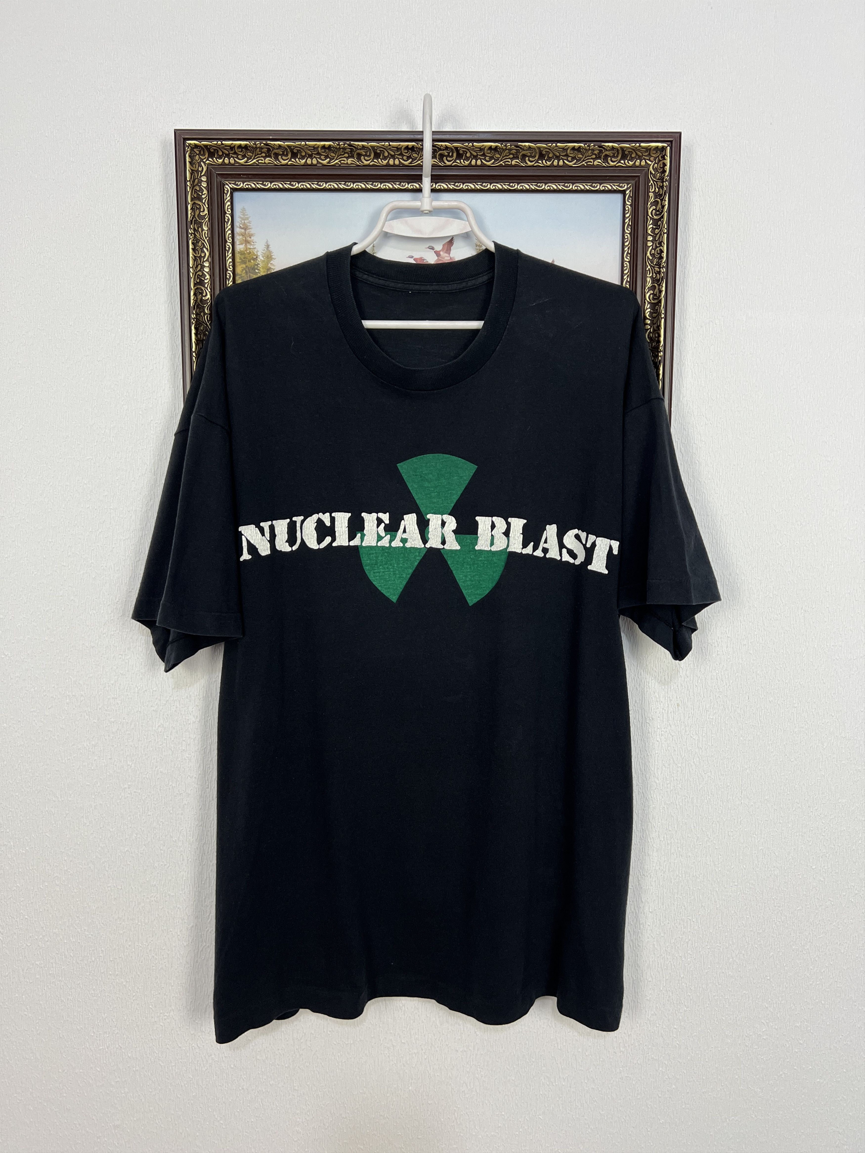 Vintage Vintage 90's Nuclear Blast Shirt Death Black Metal Rare Size US L / EU 52-54 / 3 - 1 Thumbnail