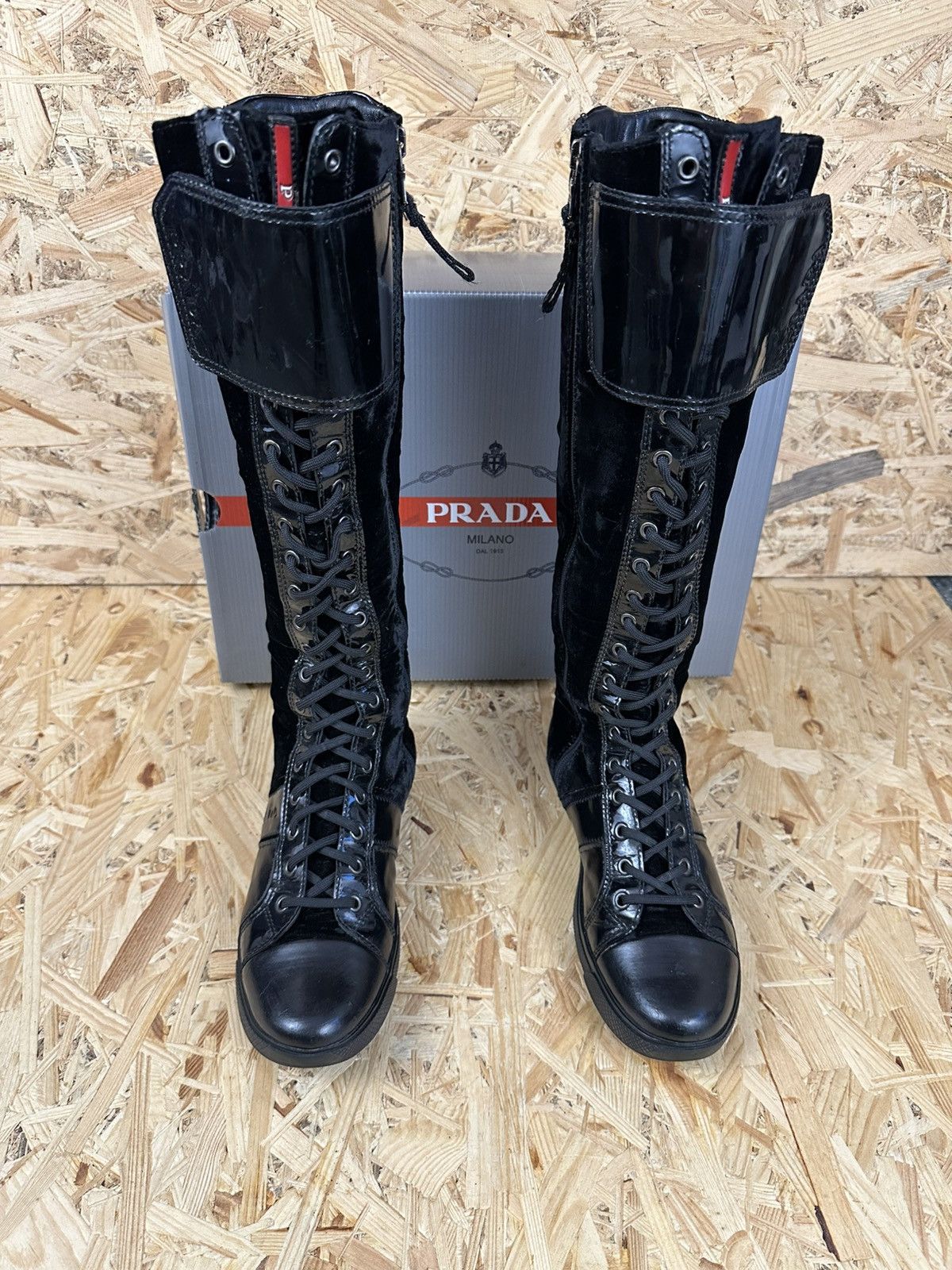 Prada Prada boots size 36 IT Size US 6.5 / IT 36.5 - 3 Thumbnail